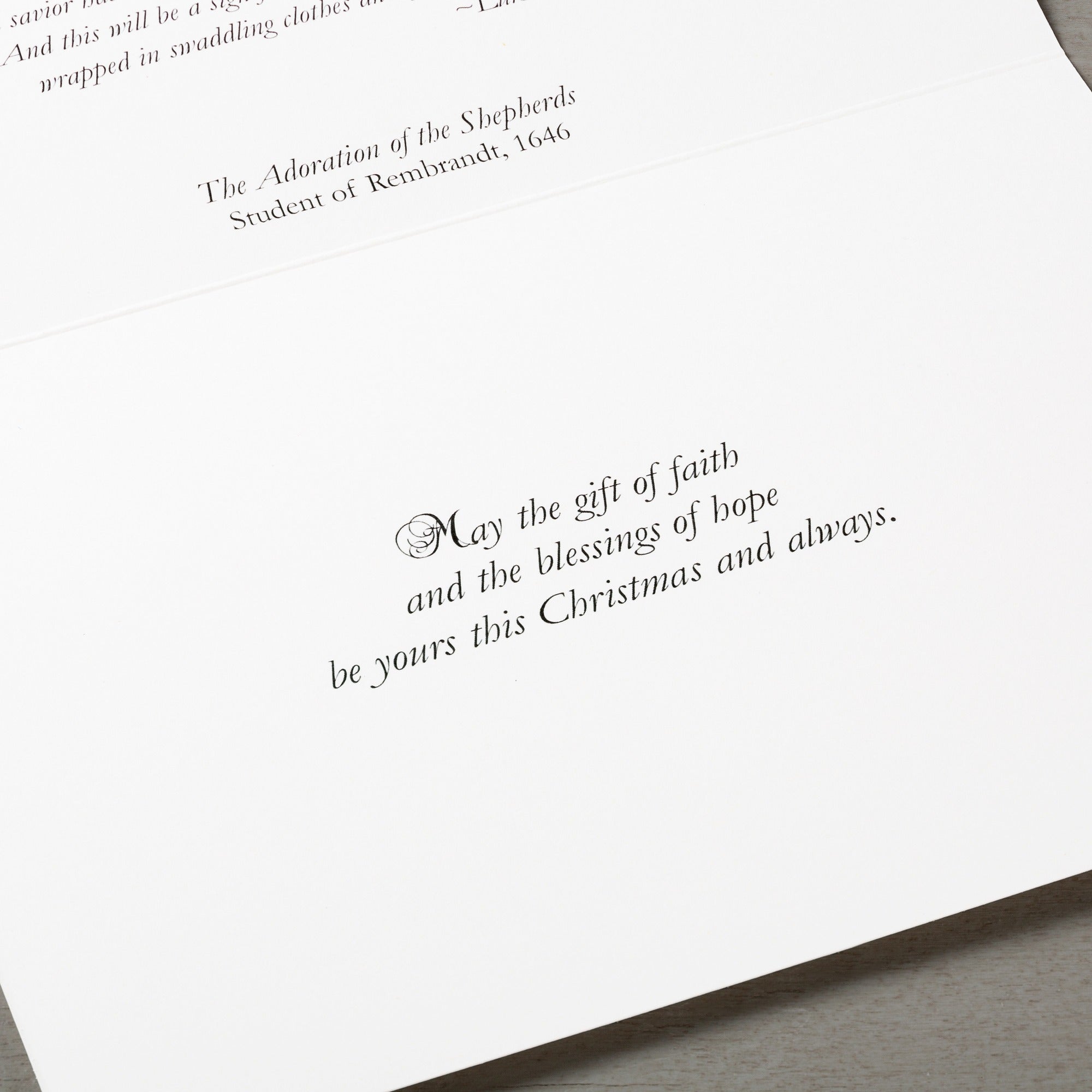 Rembrandt's Pupil Adoration of the Shepherds Christmas Cards - Set of 20