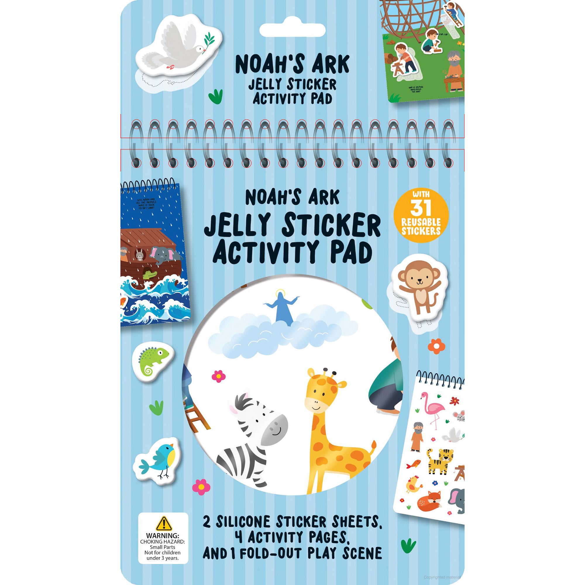 Noah's Ark Jelly Sticker Activity Pad