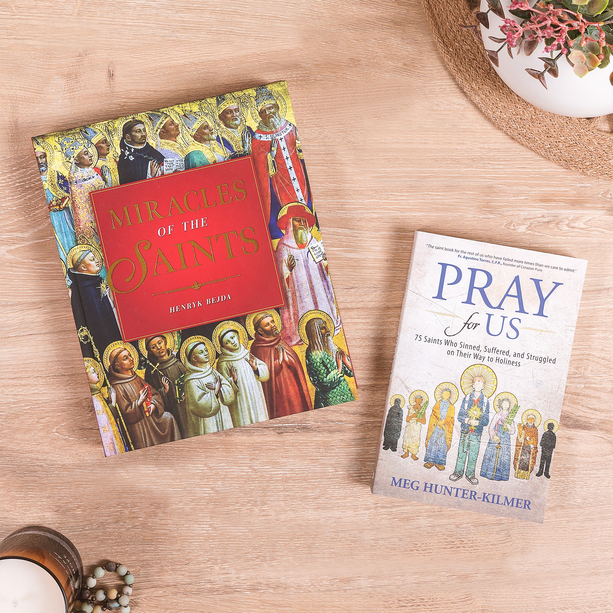 The Miracles of Saints & Pray for Us (2 Book Set)