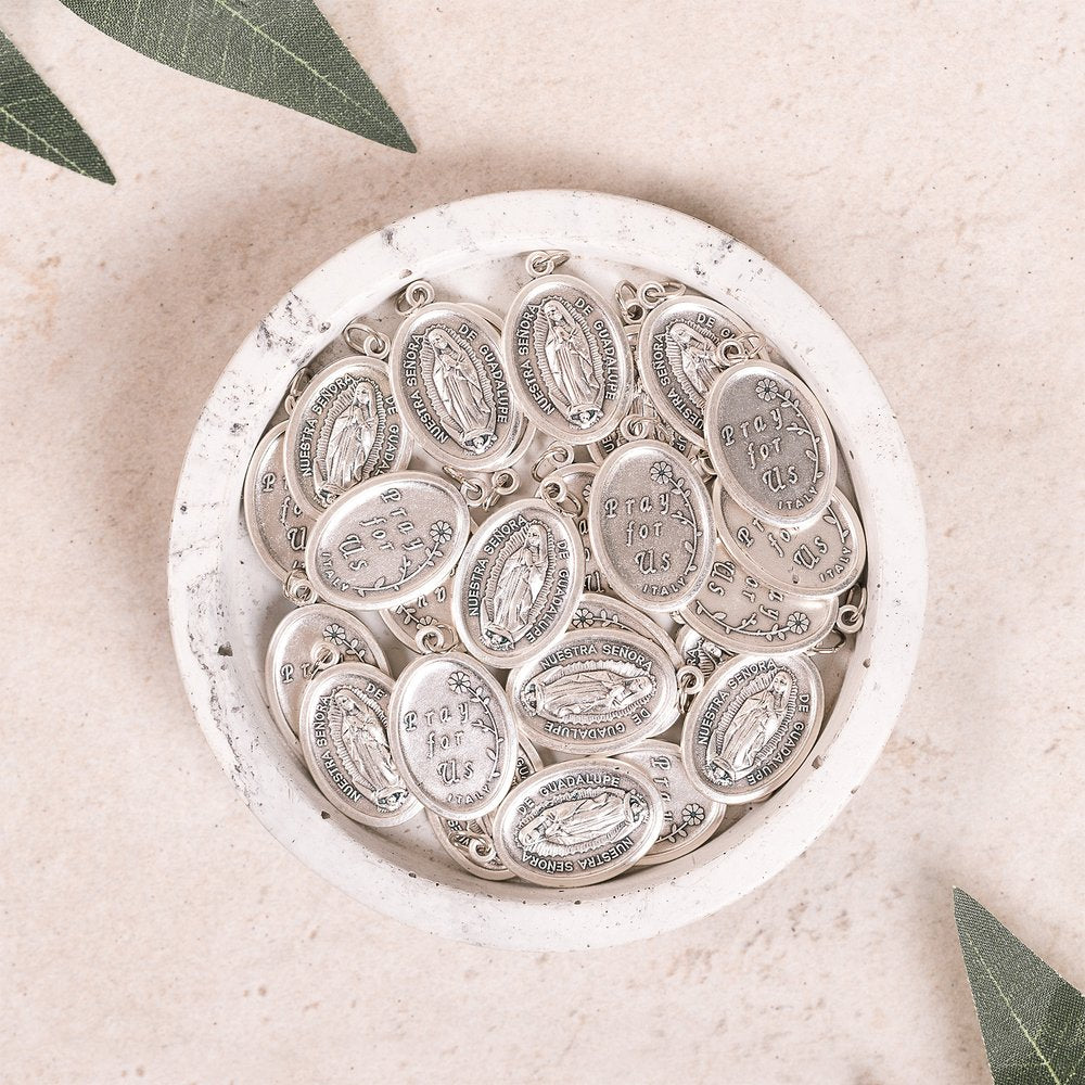 Nuestra Señora de Guadalupe Medals - Bulk Pack of 25