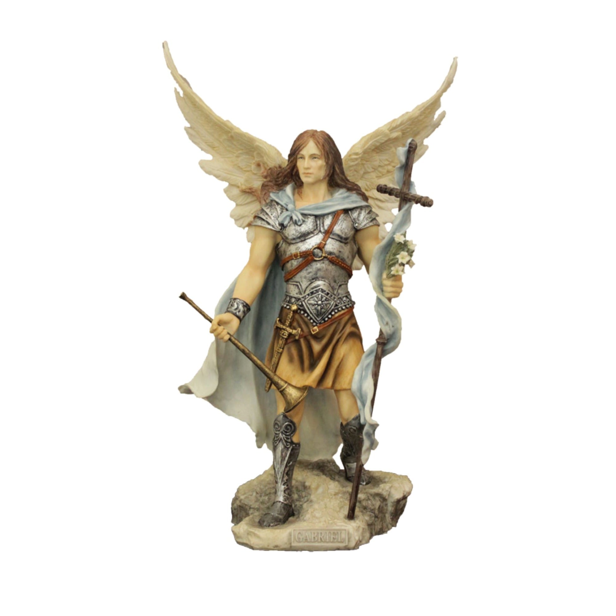 Archangel Gabriel - 9" Color Statue