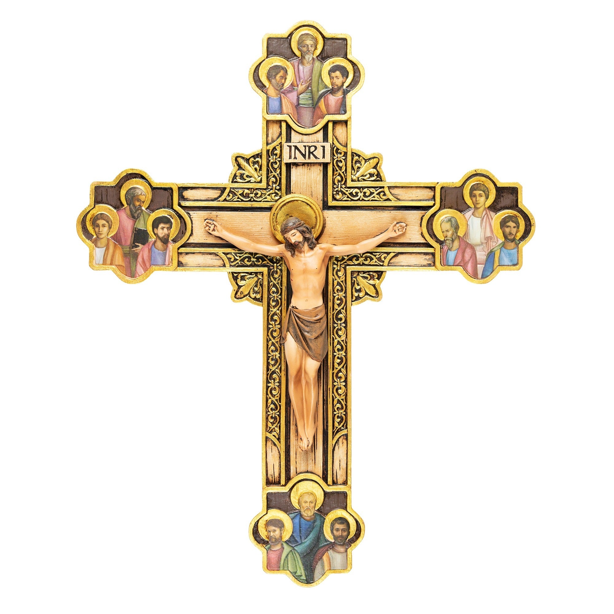 Twelve Apostles Crucifix, 12"