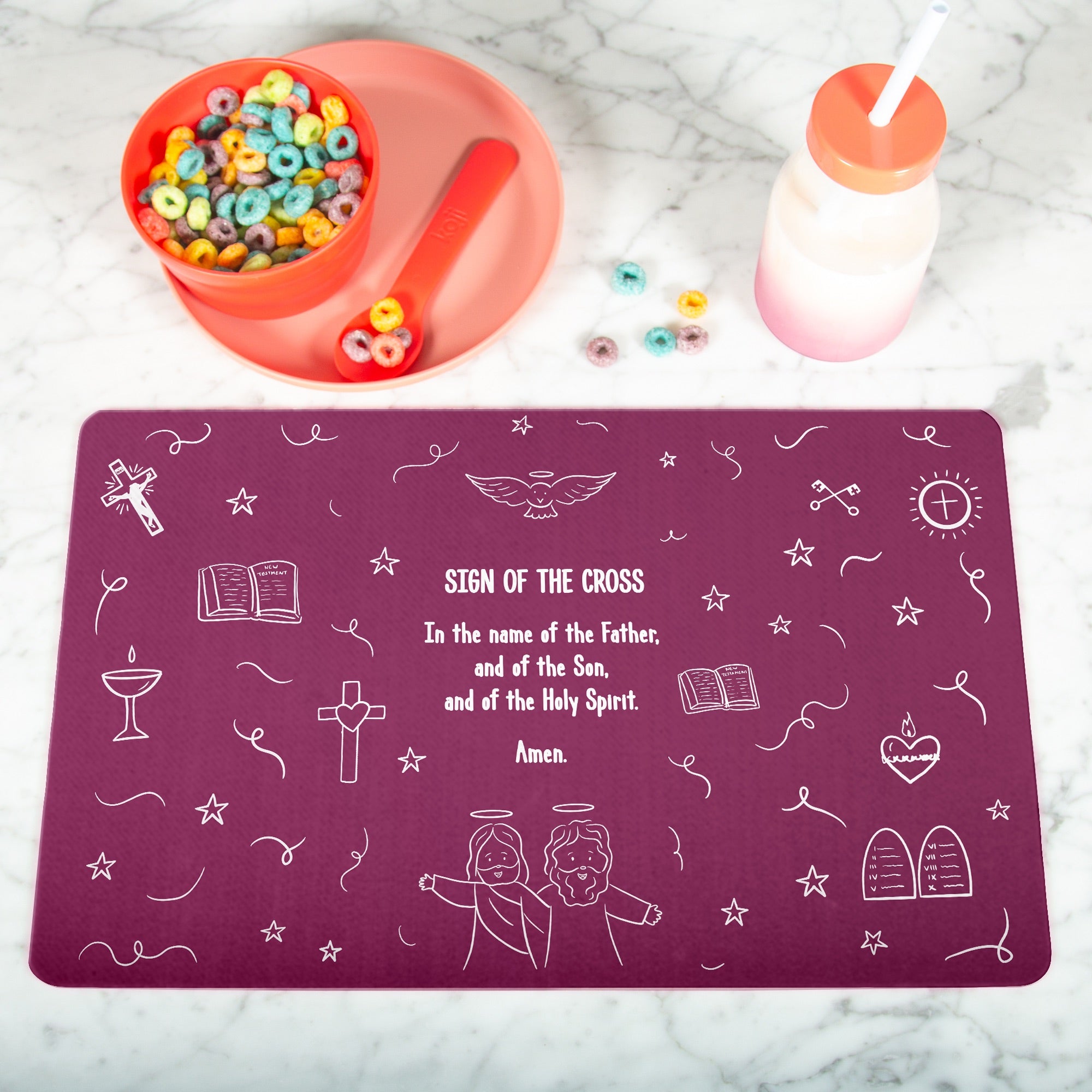 Children's Sign of the Cross Placemat