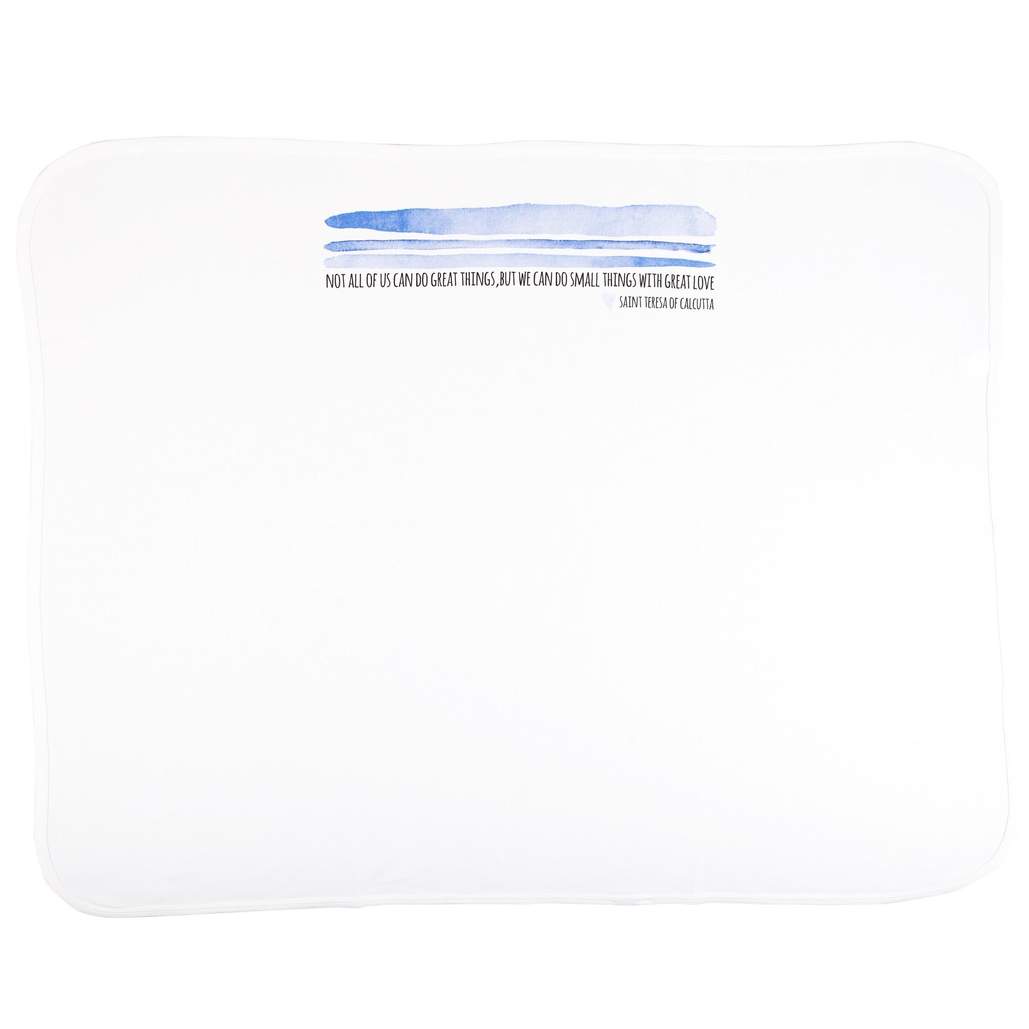 Saint Teresa Great Love Baby Blanket