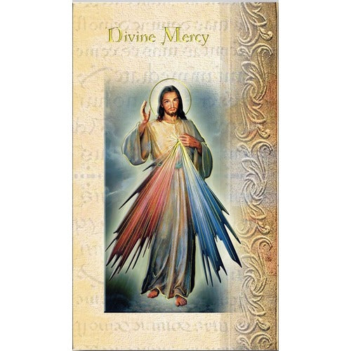 Divine Mercy (Chaplet) - Folded Prayer Card