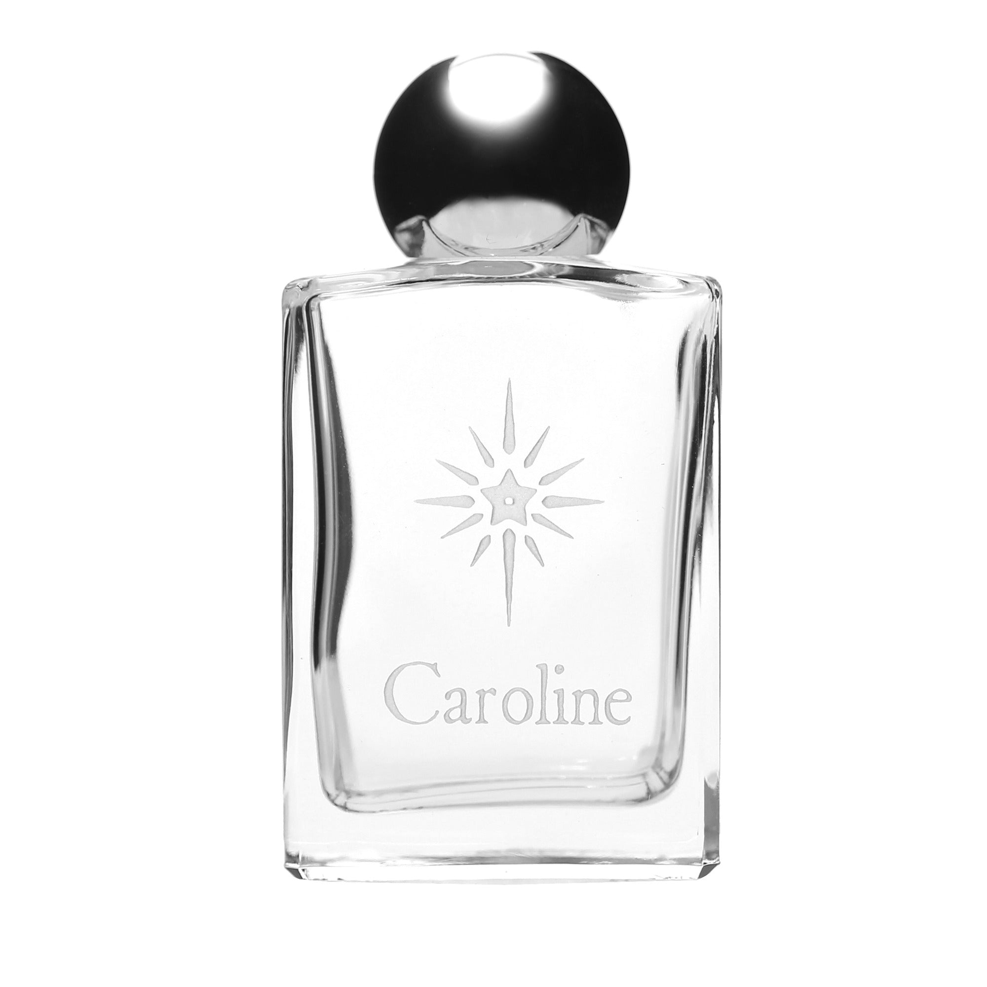 Personalized Christmas Star Holy Water Bottle