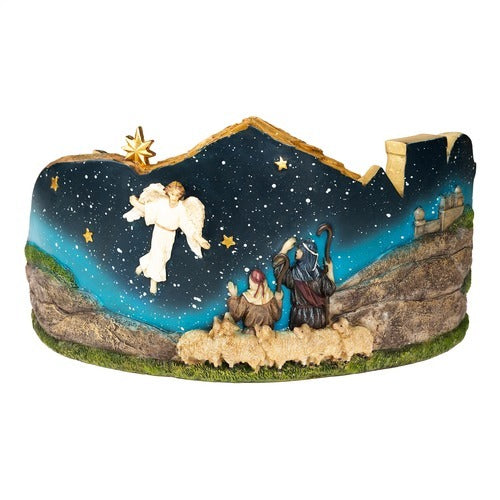 Deluxe Lighted Panorama Nativity Scene
