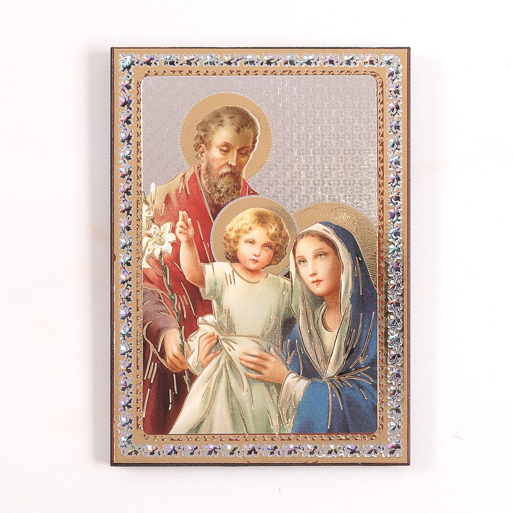 Holy Family Icon Plaque - 5.5"