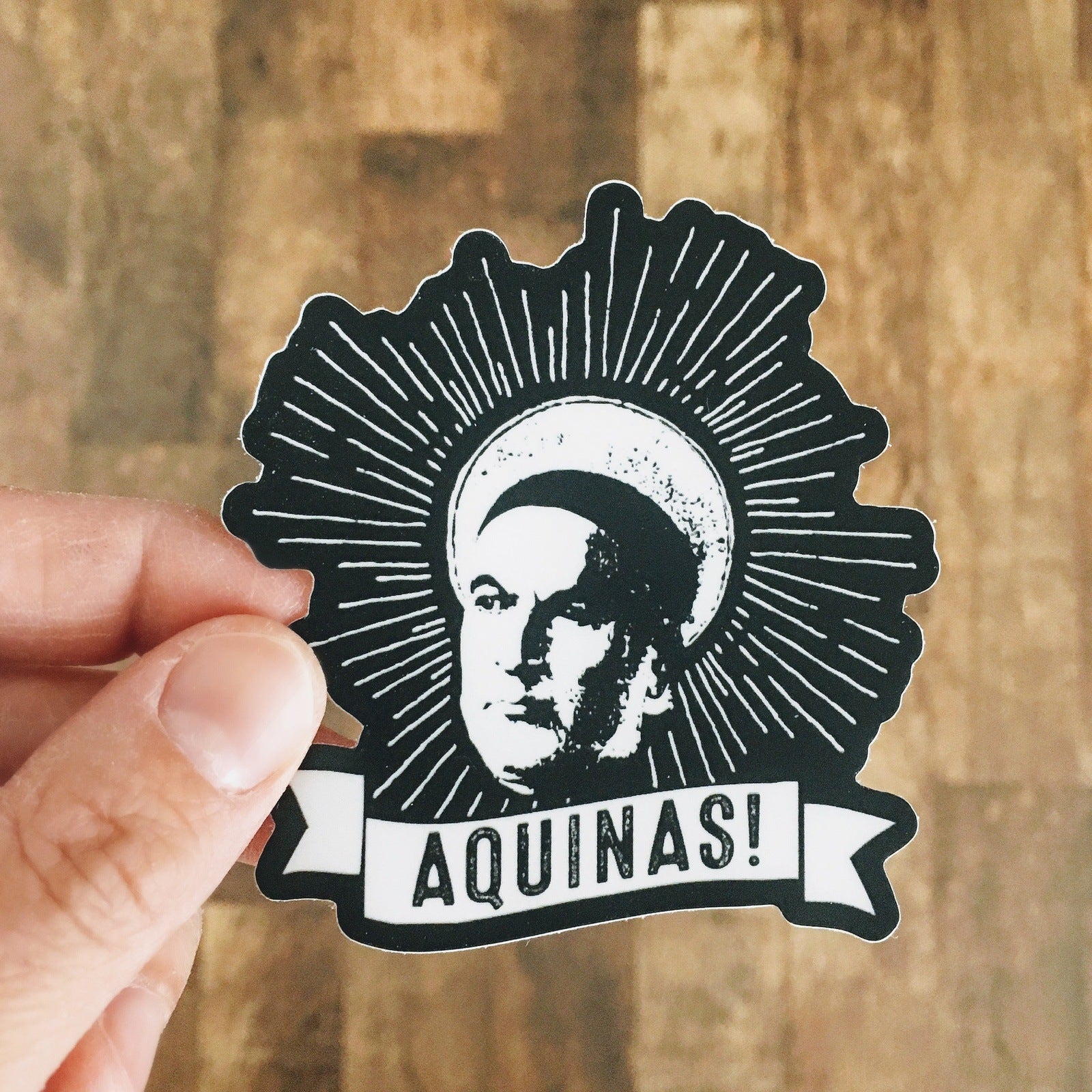 St. Thomas Aquinas Vinyl Sticker