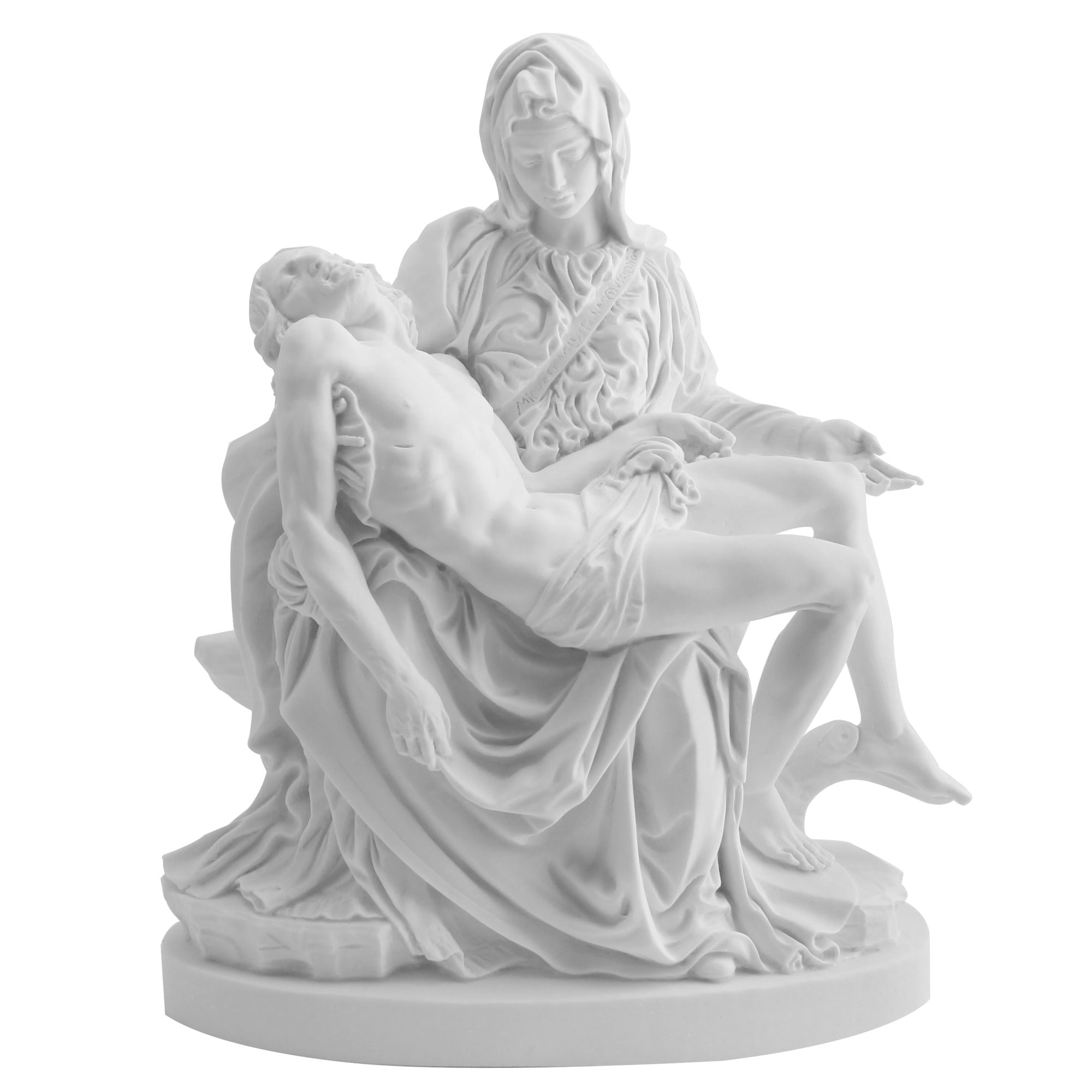 Pieta, Antique White - 12.7"