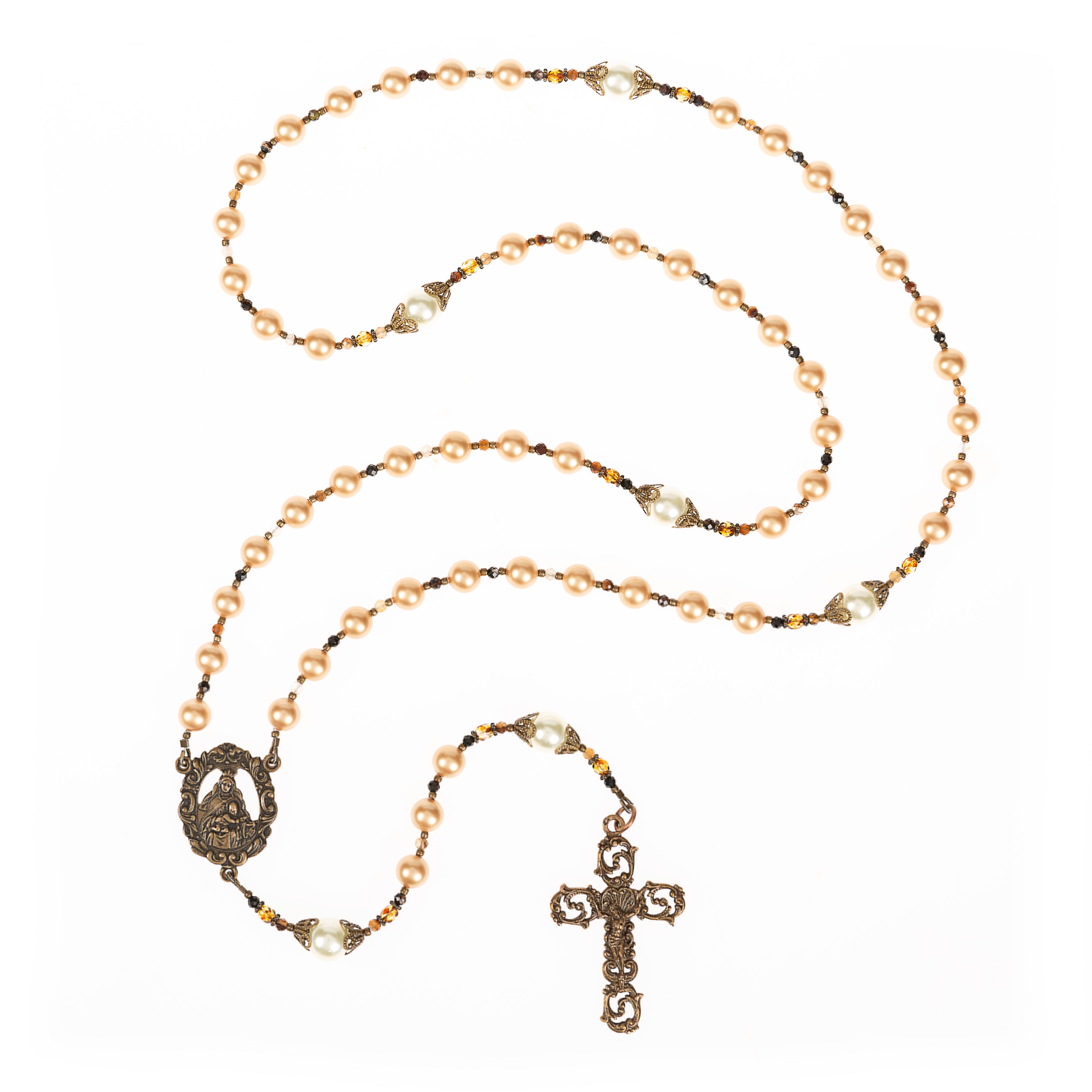 Our Lady's Golden Pearl Rosary - Catholic Company Rosary of the Year 2024