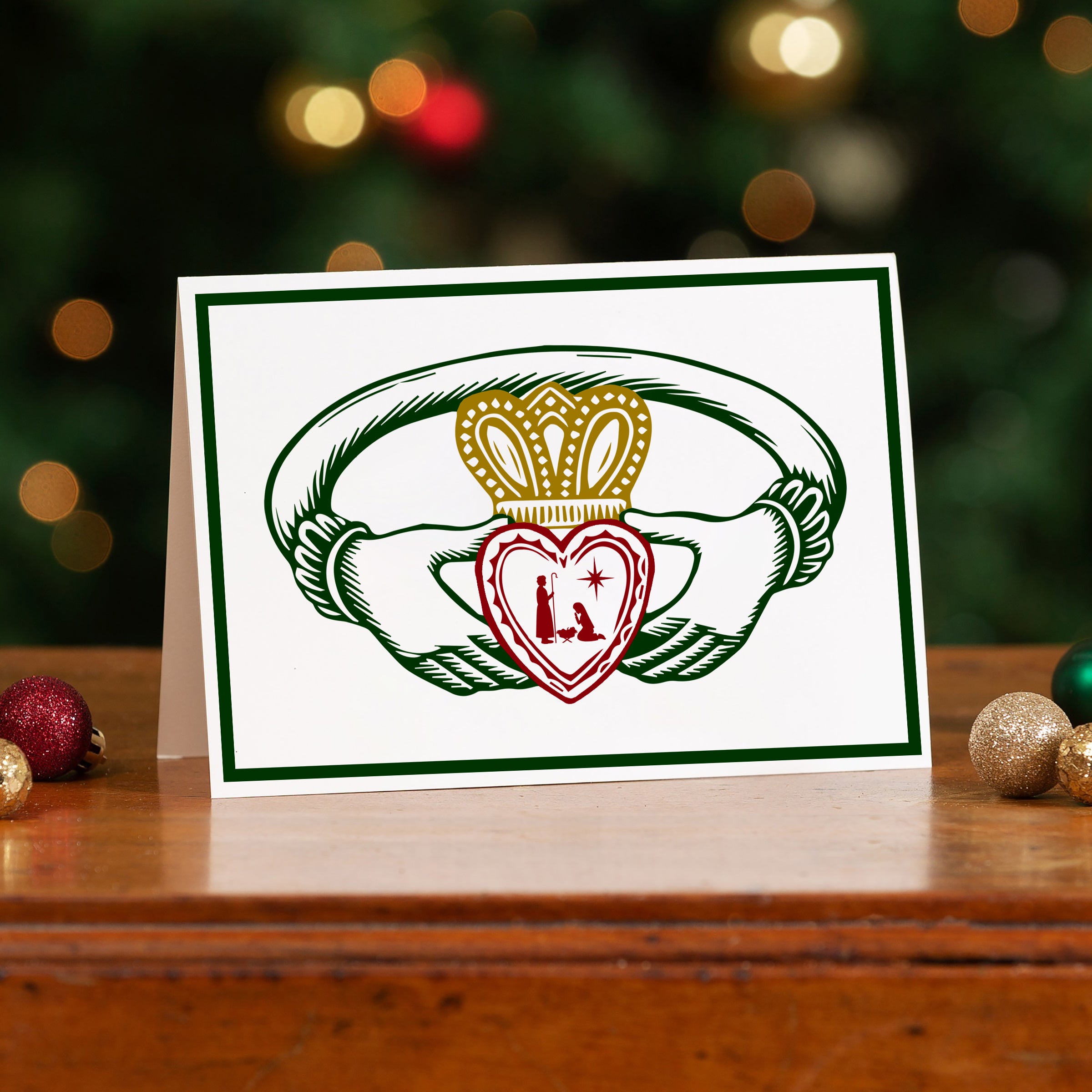 Claddagh Holy Family Christmas Cards - Set of 20
