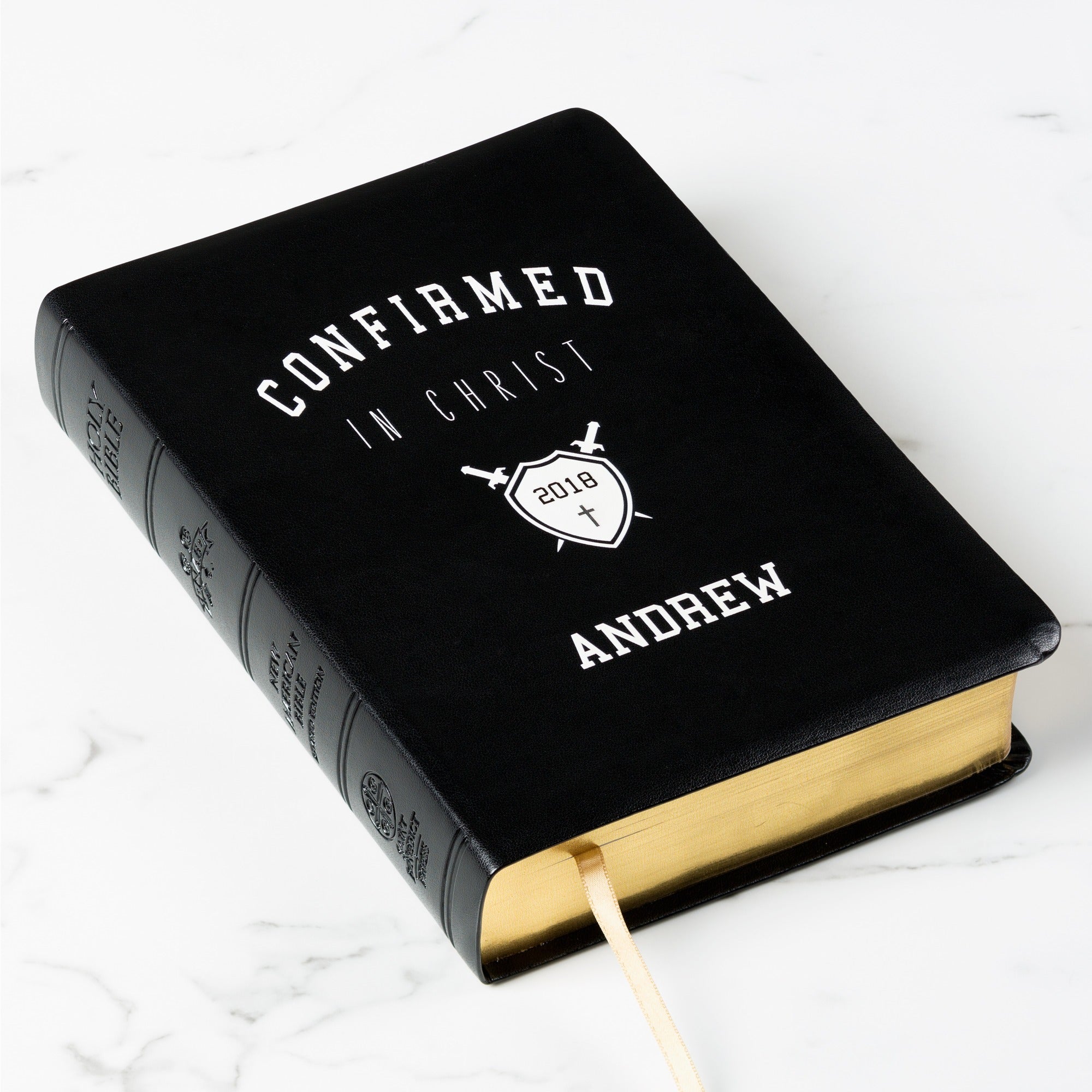 Personalized Varsity Confirmation Bible