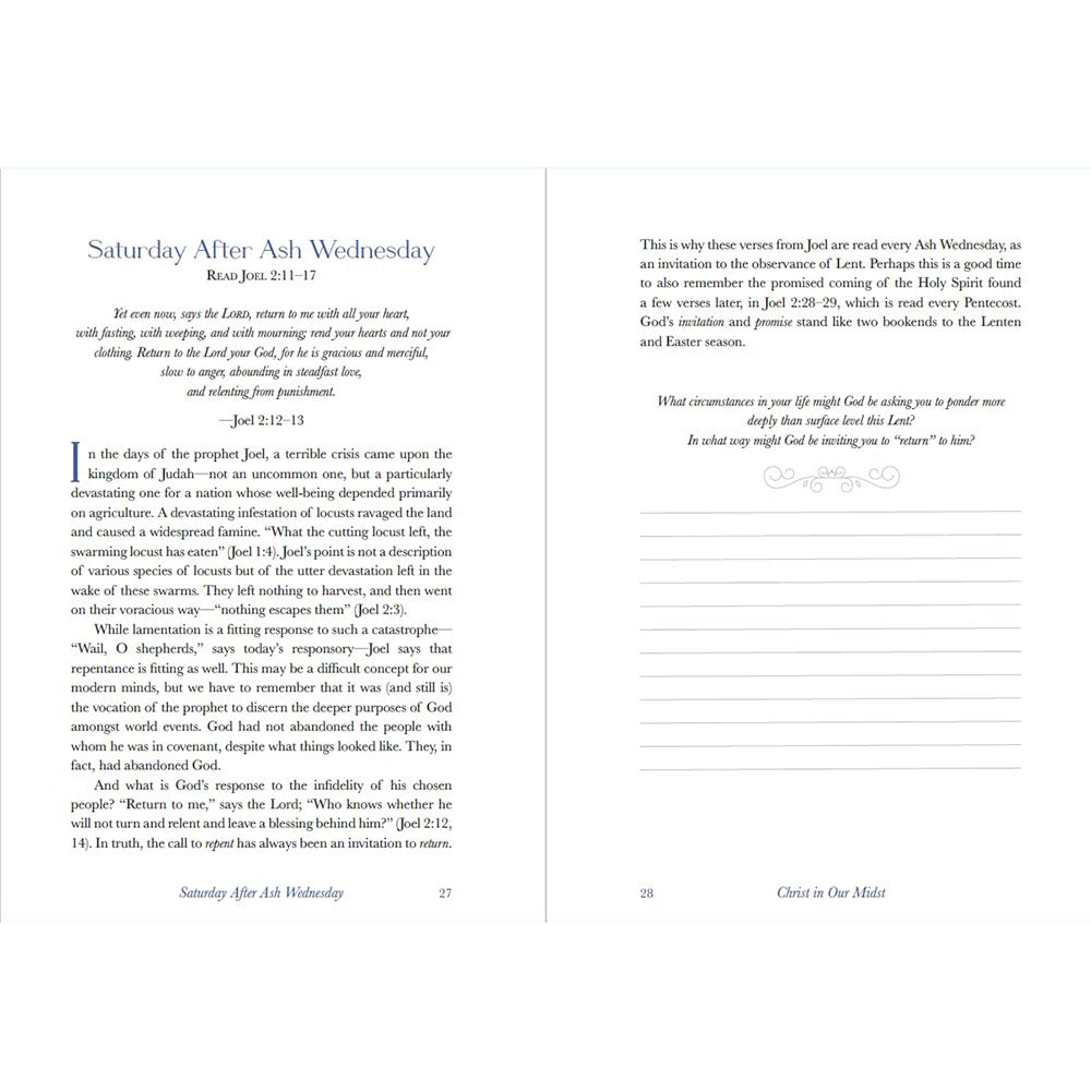 Christ in Our Midst: Daily Lenten Reflections Through Scripture and Gregorian Chant