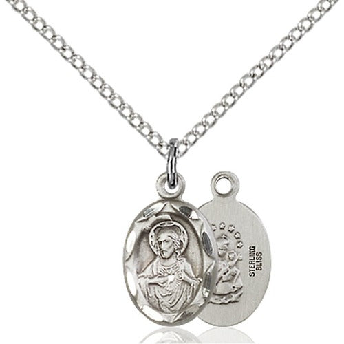 Sterling Silver Scapular Petite Pendant - 2511790