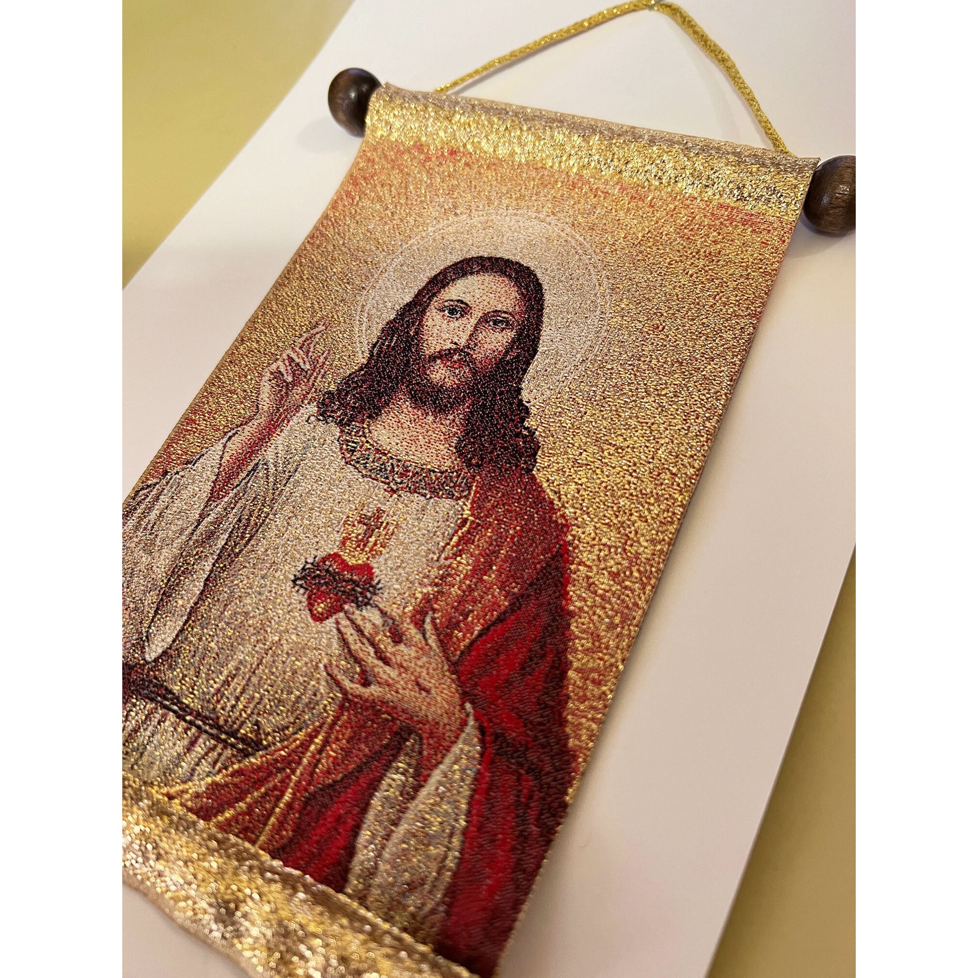 Sacred Heart Tapestry Home Blessing