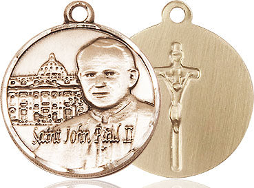 14kt Gold Filled Pope John Paul II Pendant / Vatican