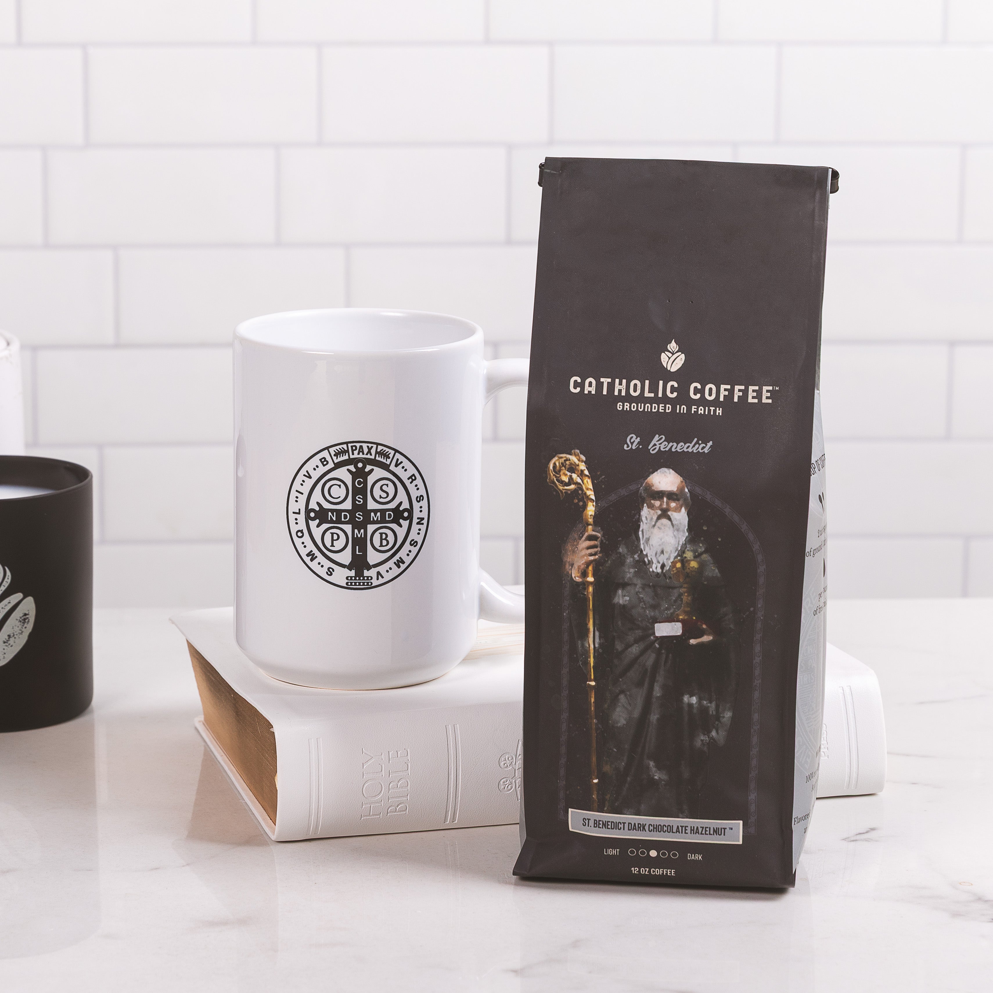 Ora et Labora Mug and Coffee Gift Set