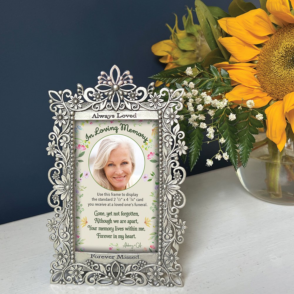 In Loving Memory Prayer Card Frame