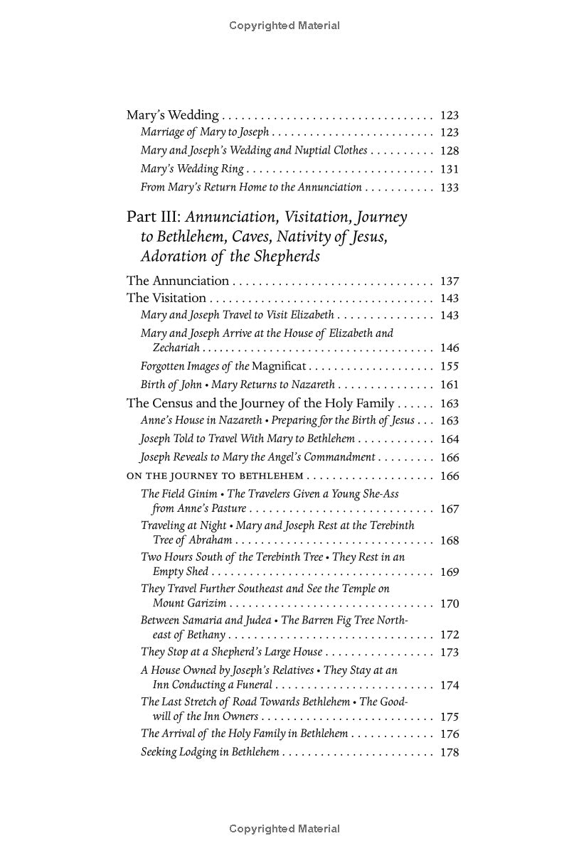 The Life of the Virgin Mary - As Seen in the Visions of Bl. Anne Catherine Emmerich