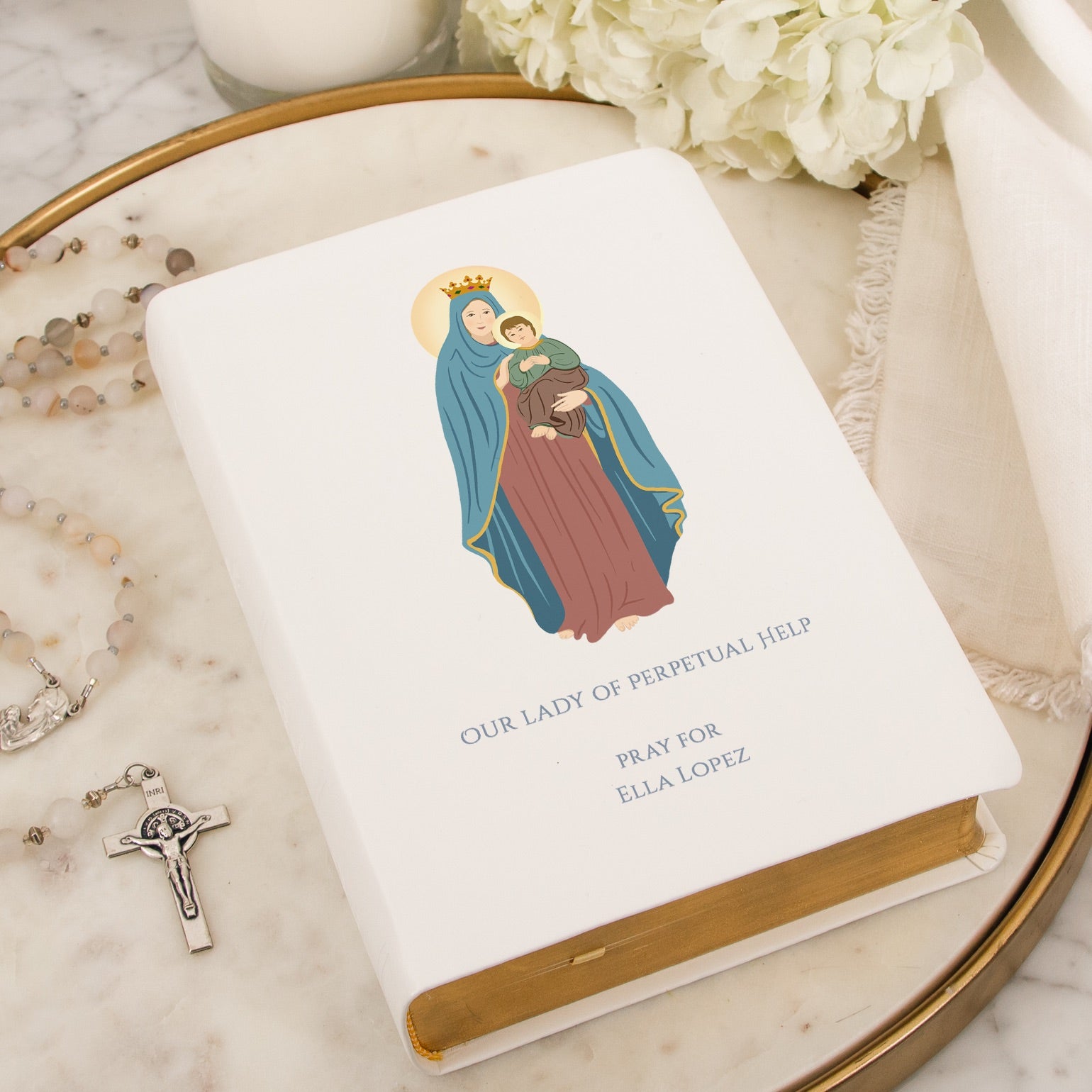 Personalized Our Lady of Perpetual Help Bible