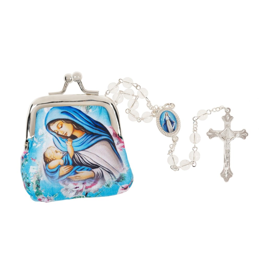 Madonna & Child Purse and Rosary Set | The Catholic Company®