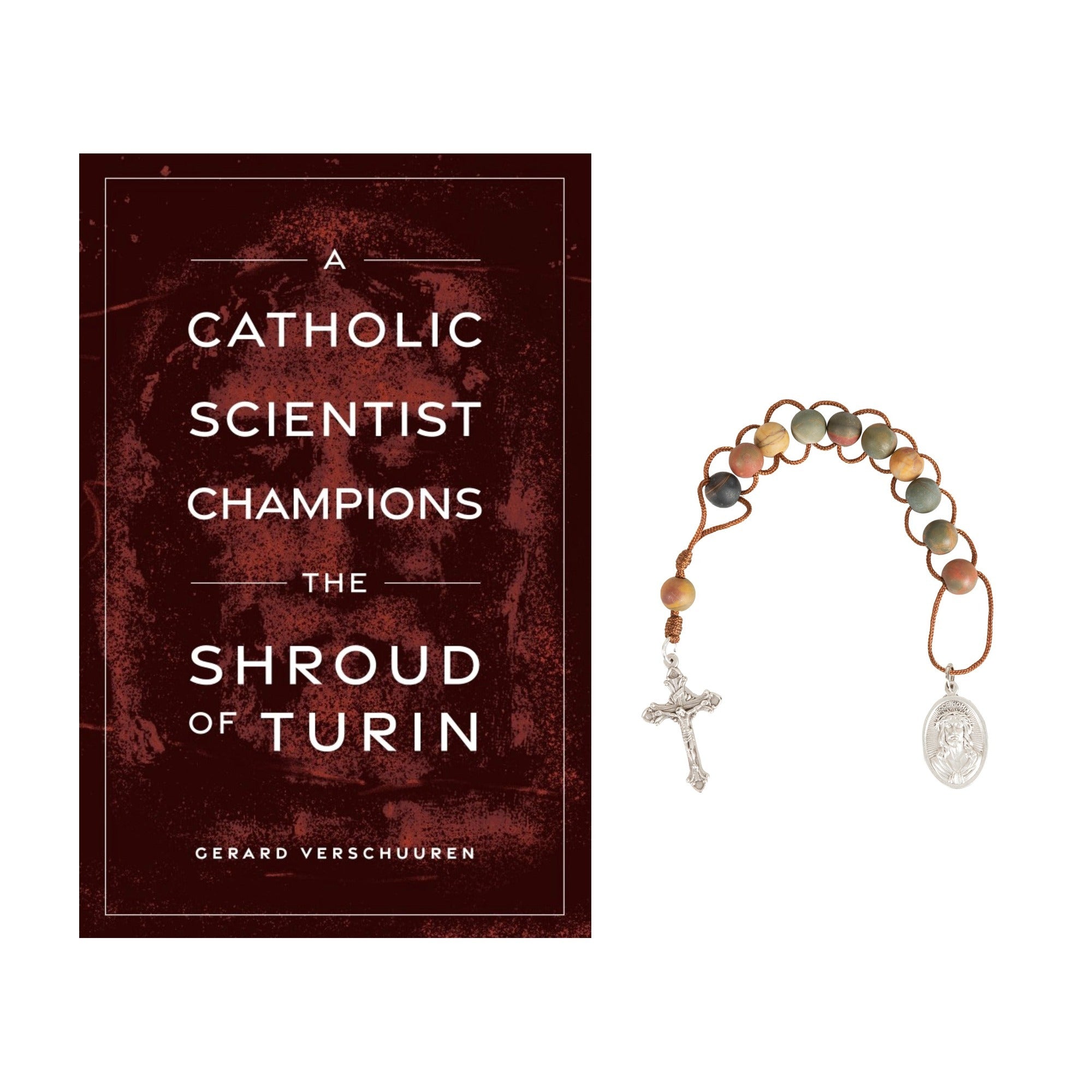 A Catholic Scientist Champions the Shroud of Turin & Ecce Homo Sacrifice Tenner Rosary (Gift Set)