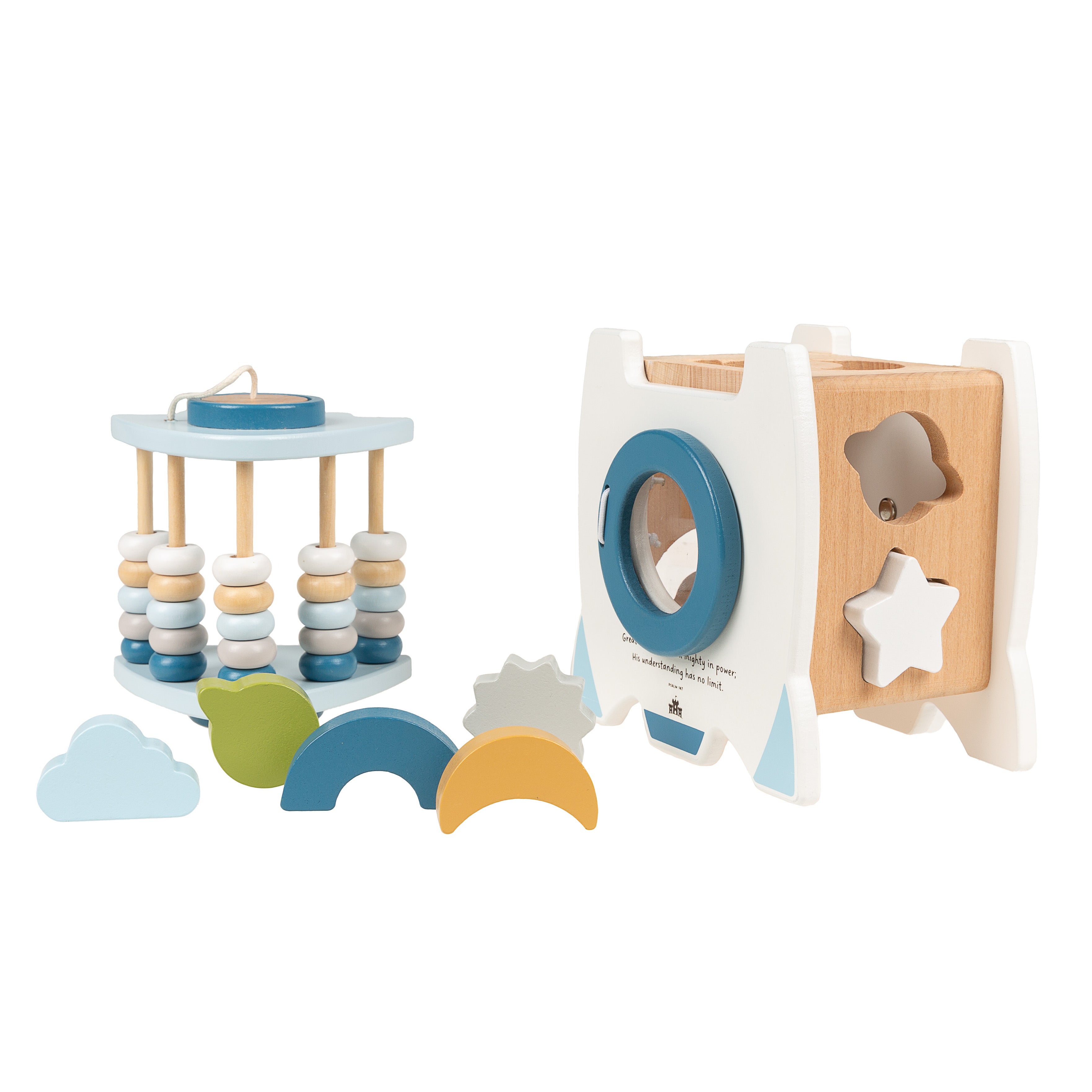 Galactic Glory Wooden Spaceship Toy