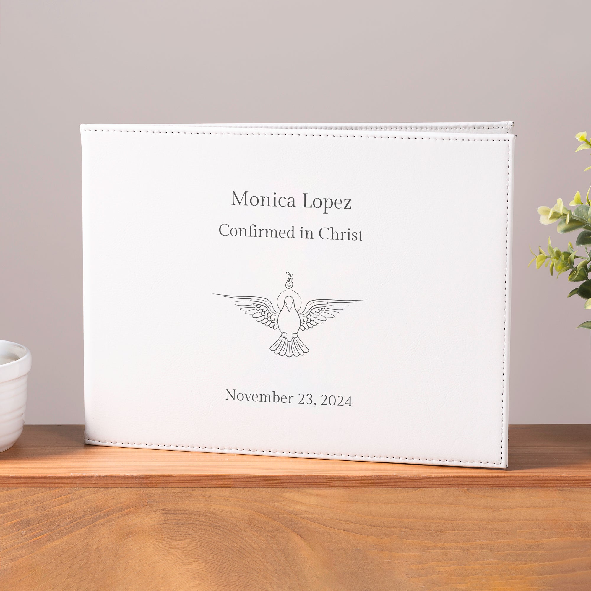 Personalized Confirmation Keepsake Certificate Holder