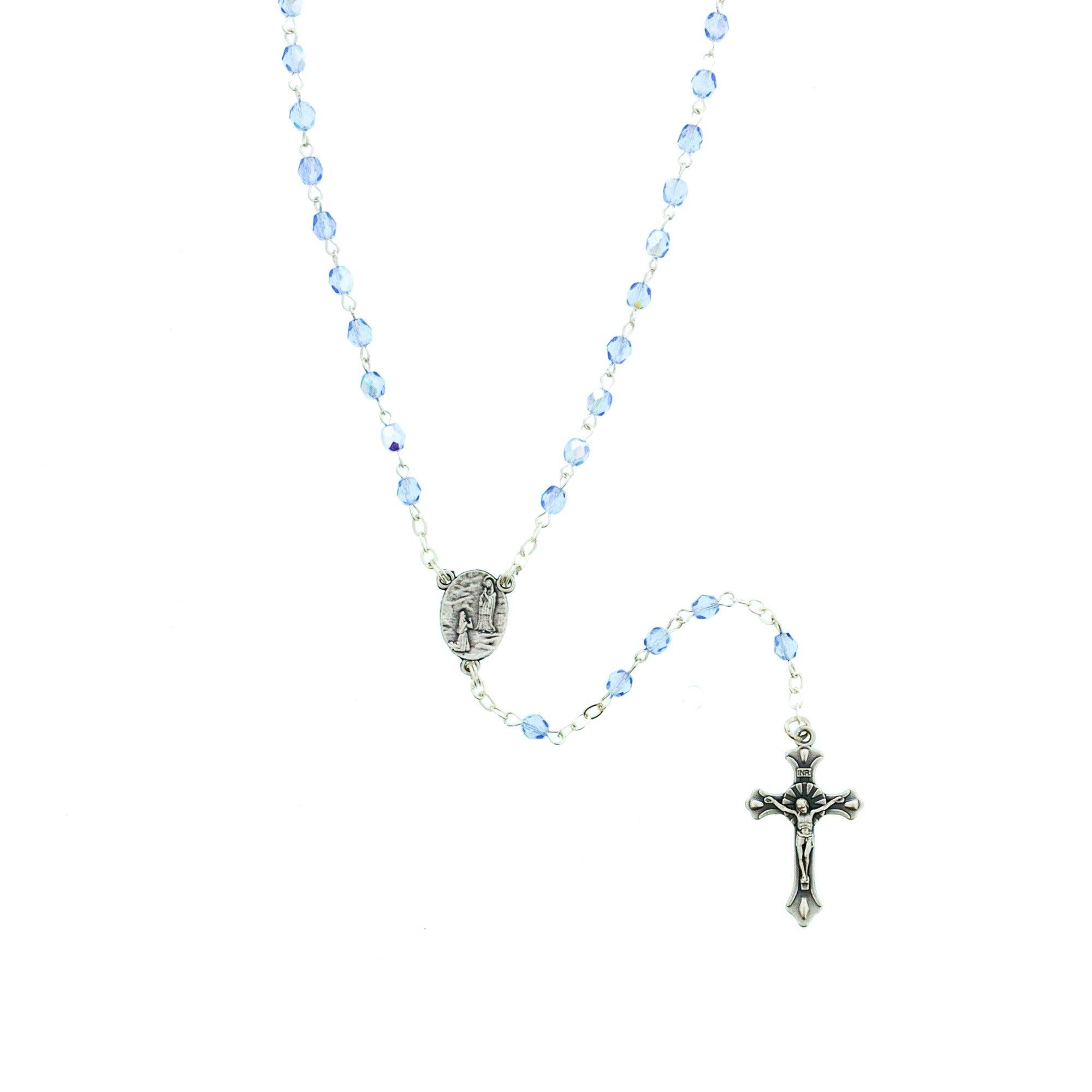 Sapphire Blue Lourdes Rosary