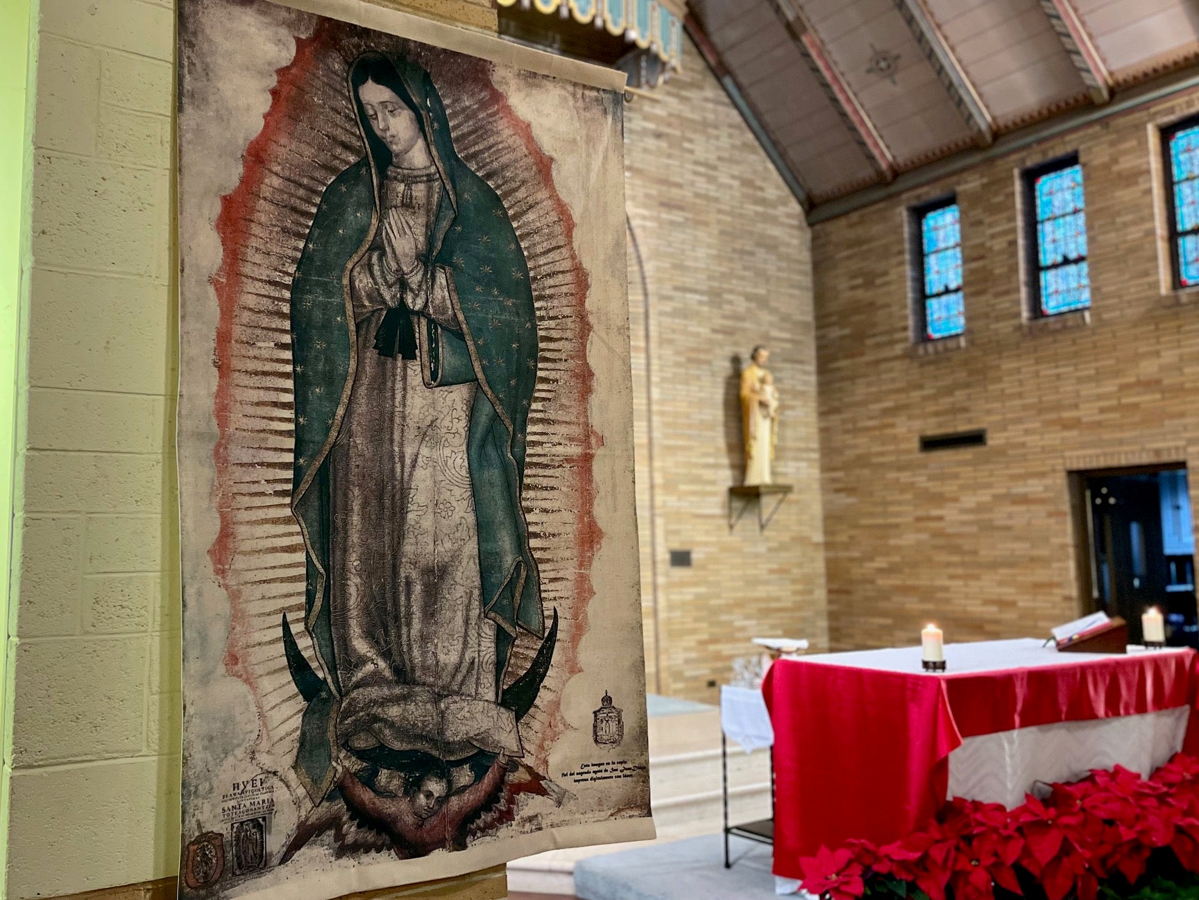 Guadalupe Tilma Replica Tapestry- 36" x 20"