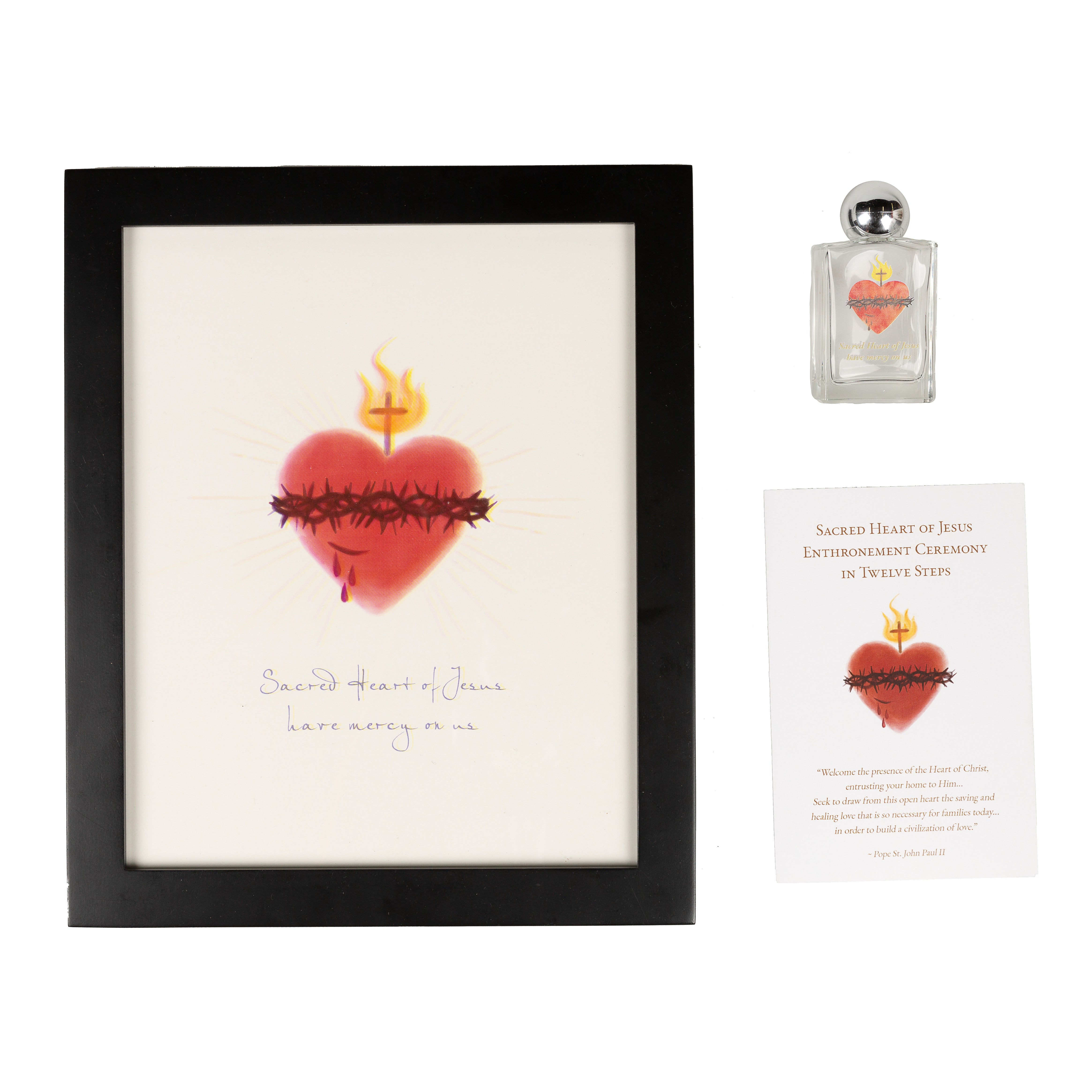 Sacred Heart of Jesus Enthronement Set