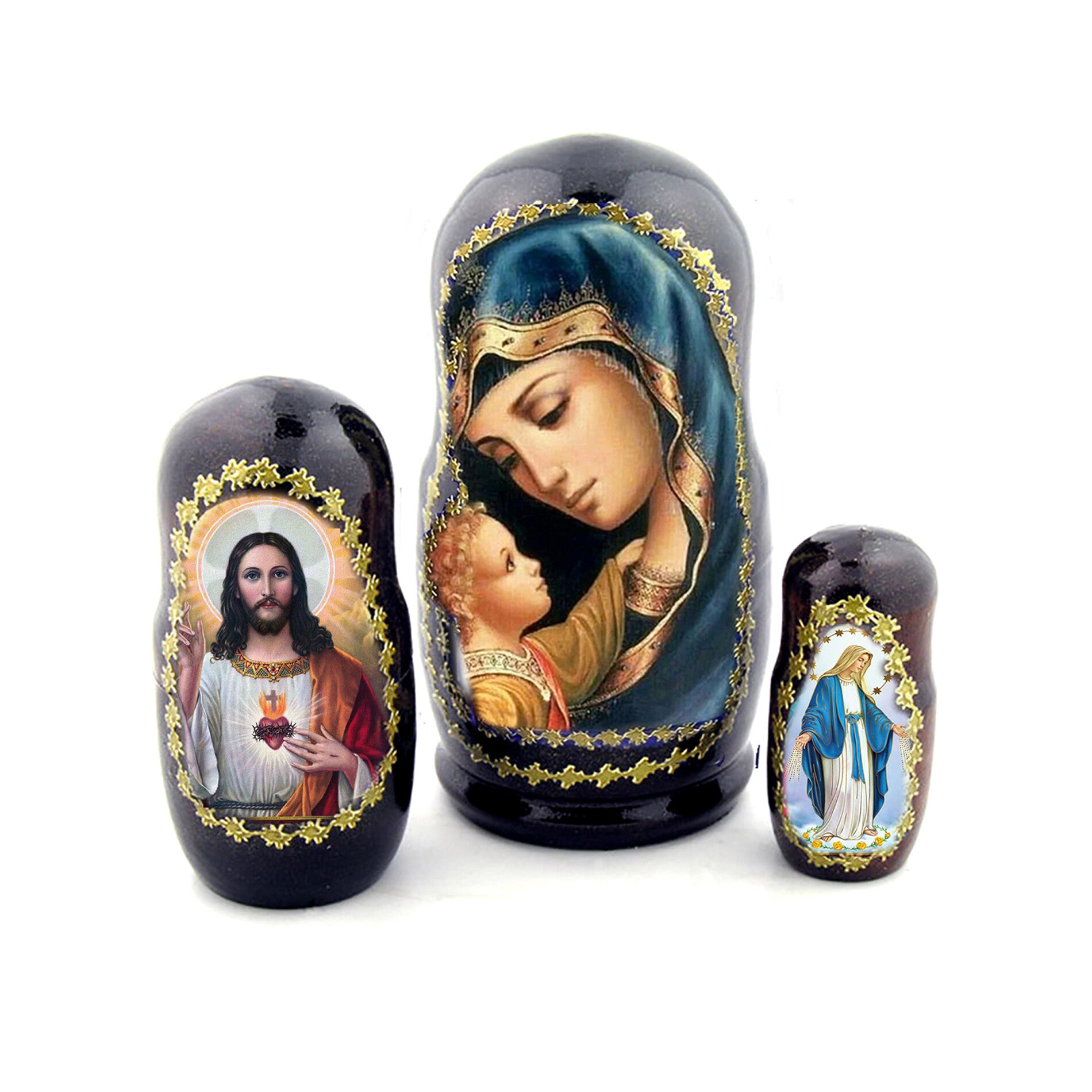 Jesus & Mary Nesting Dolls