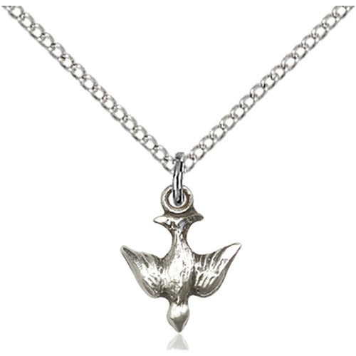 Sterling Silver Holy Spirit Petite Pendant