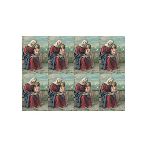 Laminated Saint Anne Personalized Prayer Cards (Priced Per Card)