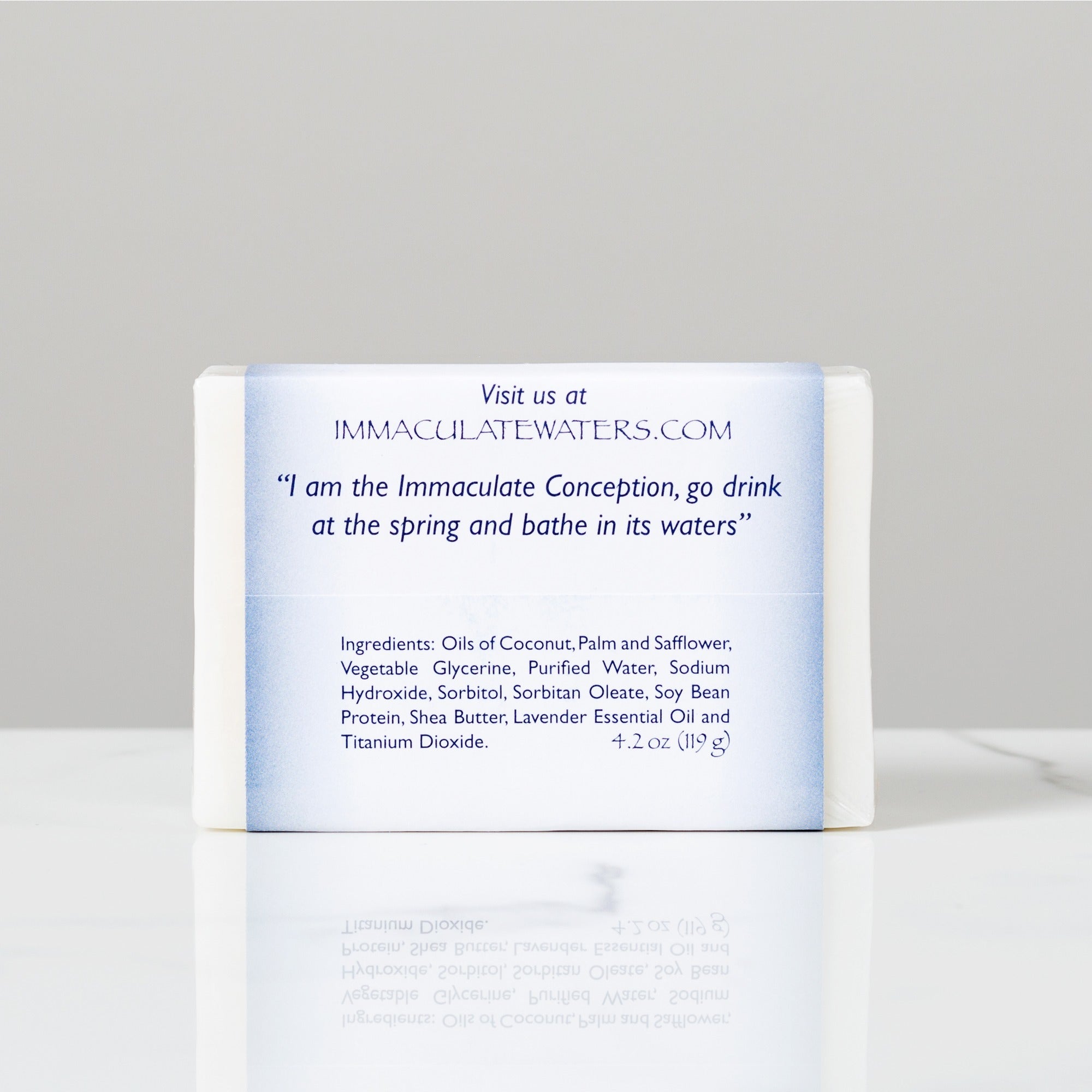 Immaculate Waters Bar Soap - Natural Lavender