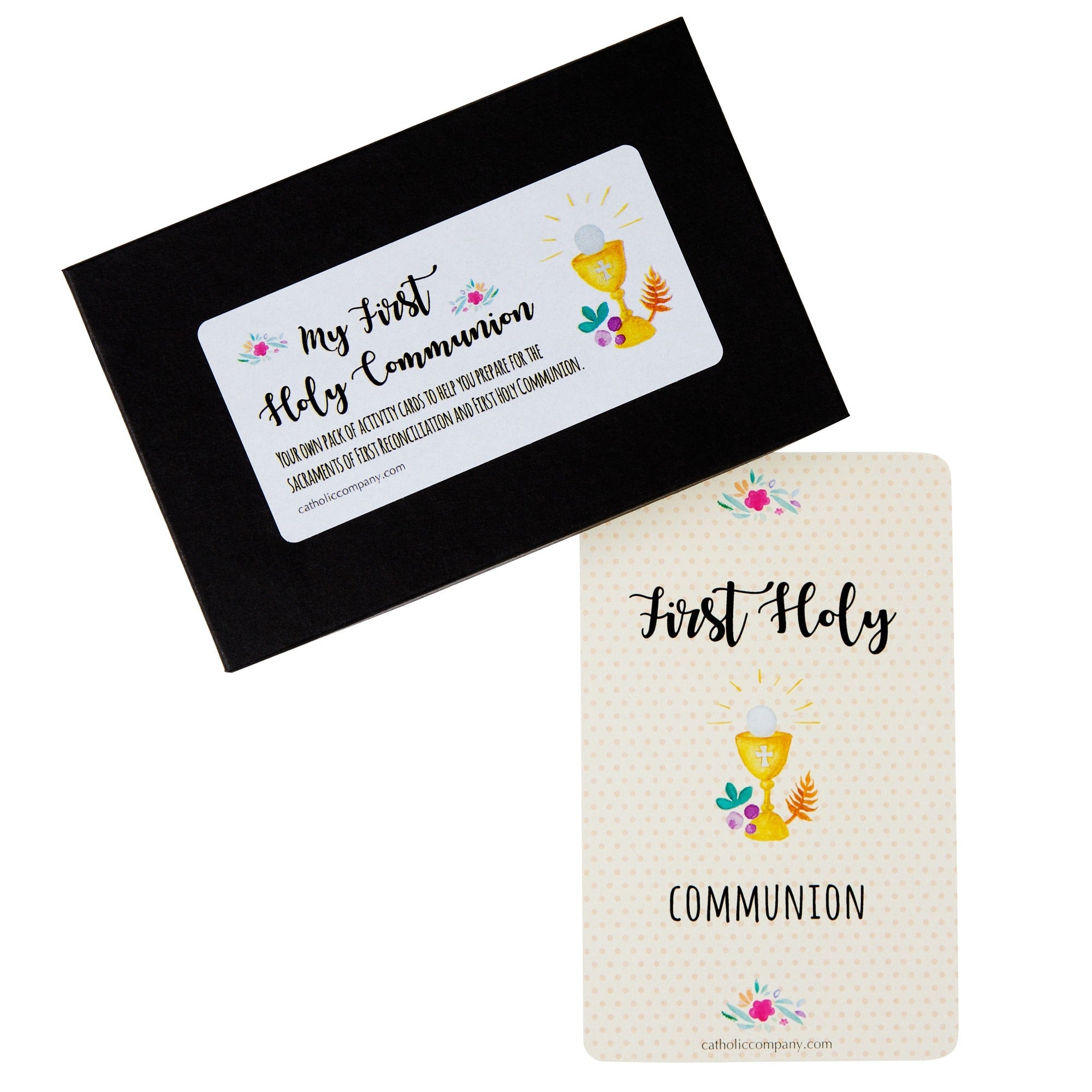 First Communion Preparation Cards - Girls