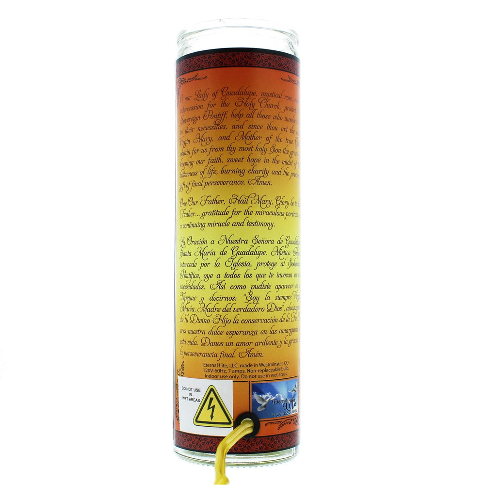 Our Lady of Guadalupe Flameless Candle