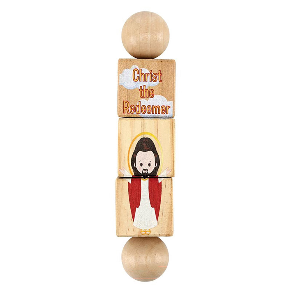 Faithful Fidgits Jesus Devotions Wooden Spinner Puzzle