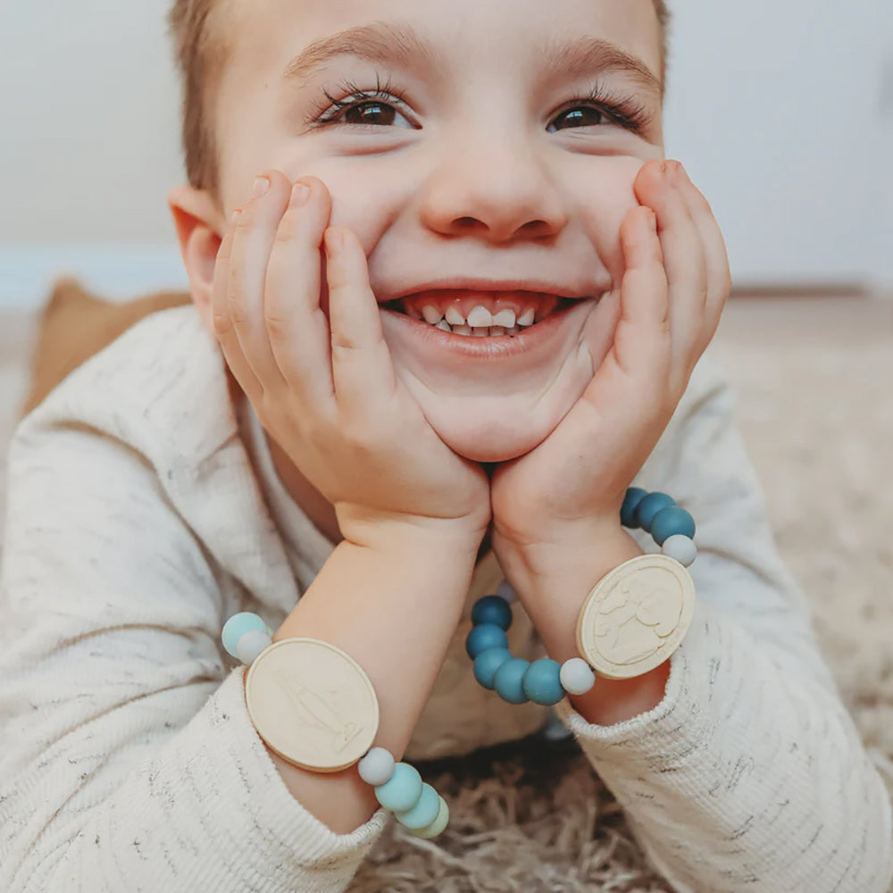 Chews Life Children's St. Joseph & St. Michael Bracelet