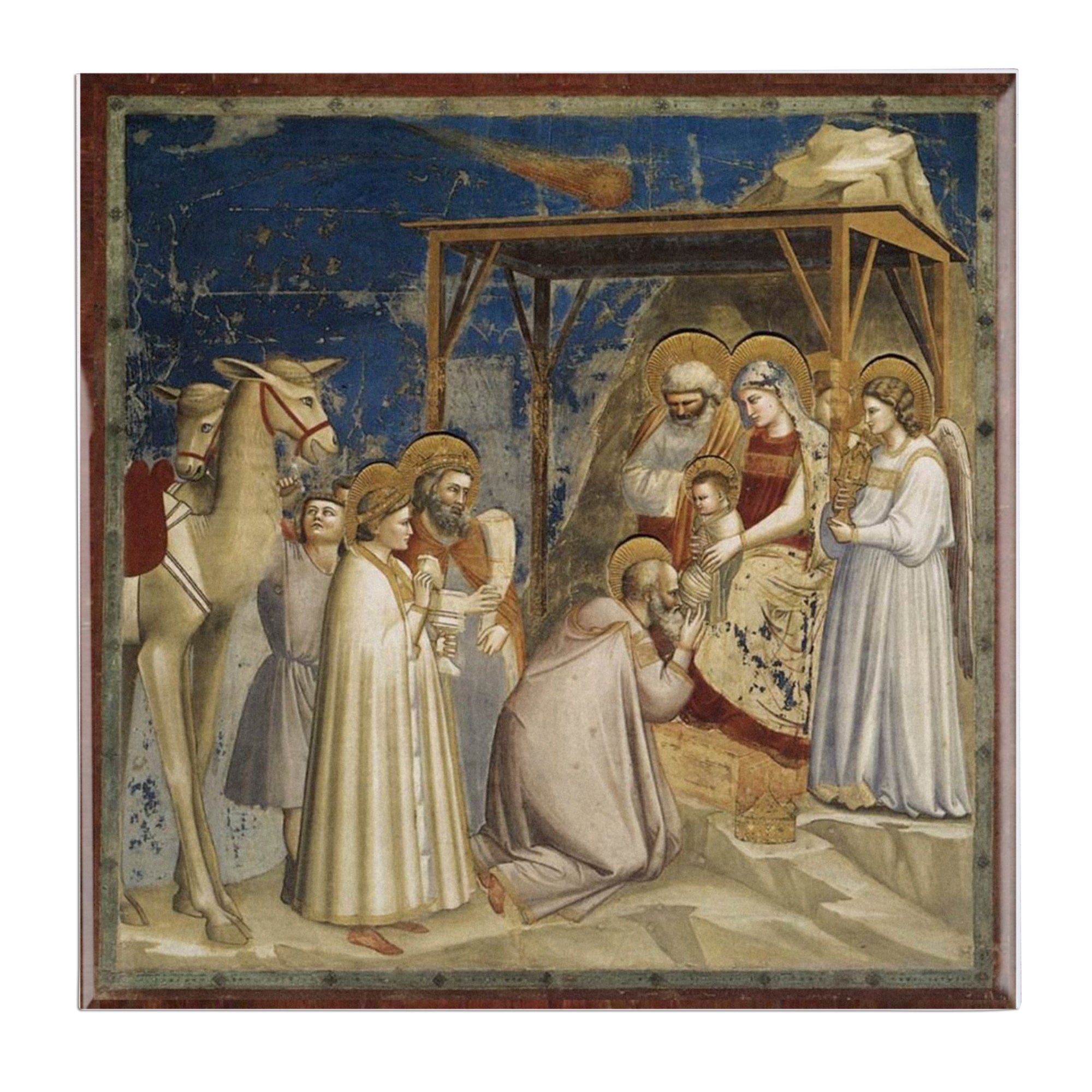 Adoration of the Magi by di Bondone Tile
