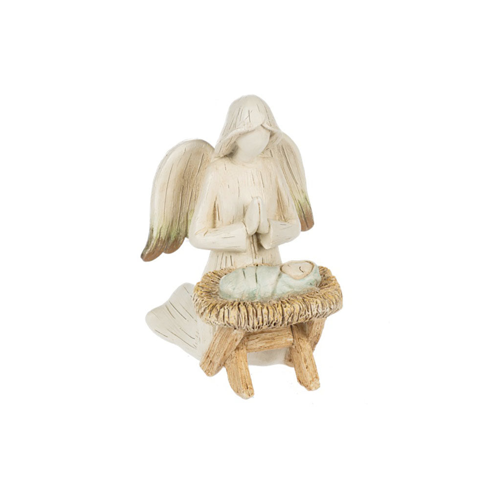 Kneeling Angel at Manger