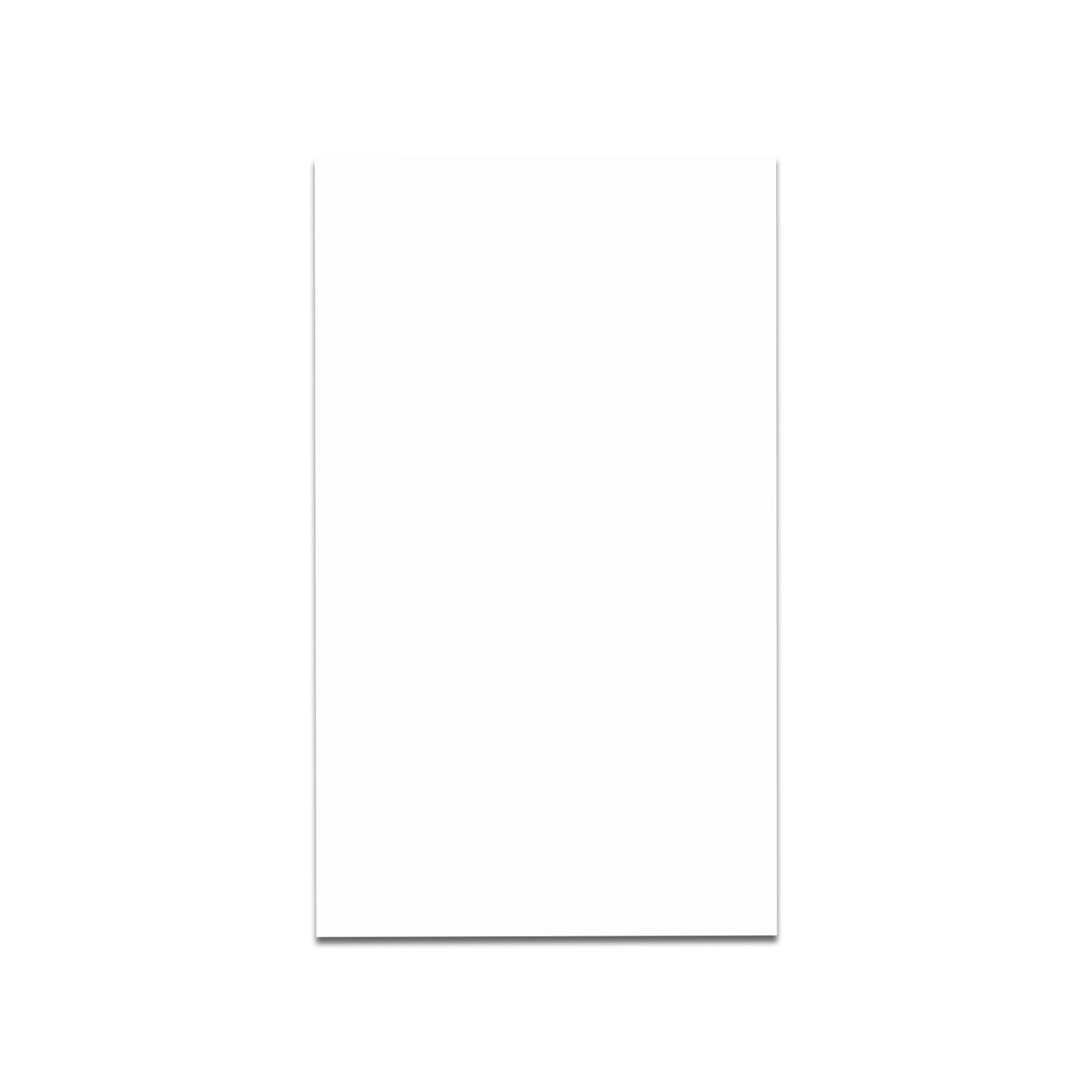 Blank sheet of white paper for writing or printing on.