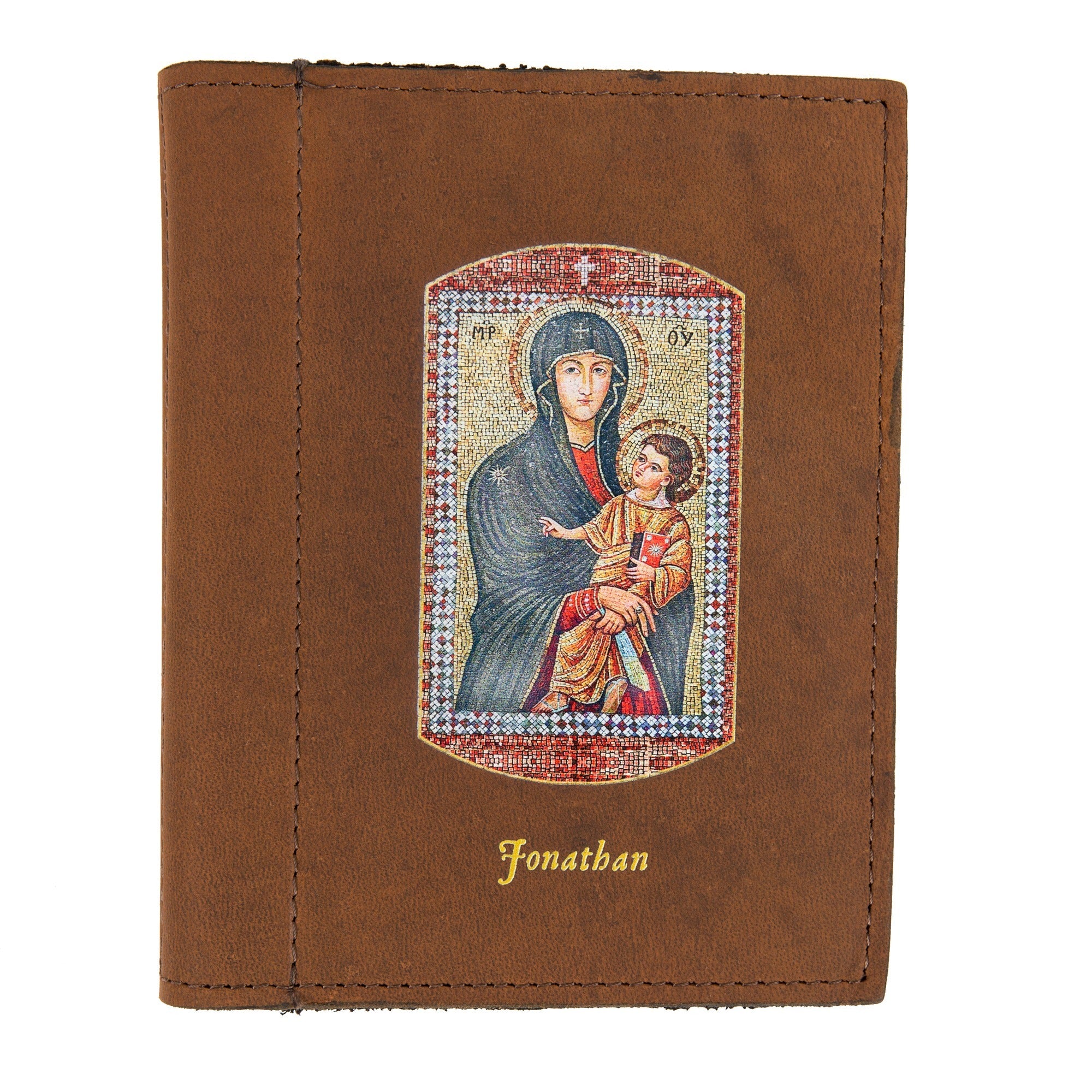 Personalized Mary Mother of the Church Prayer Card Holder