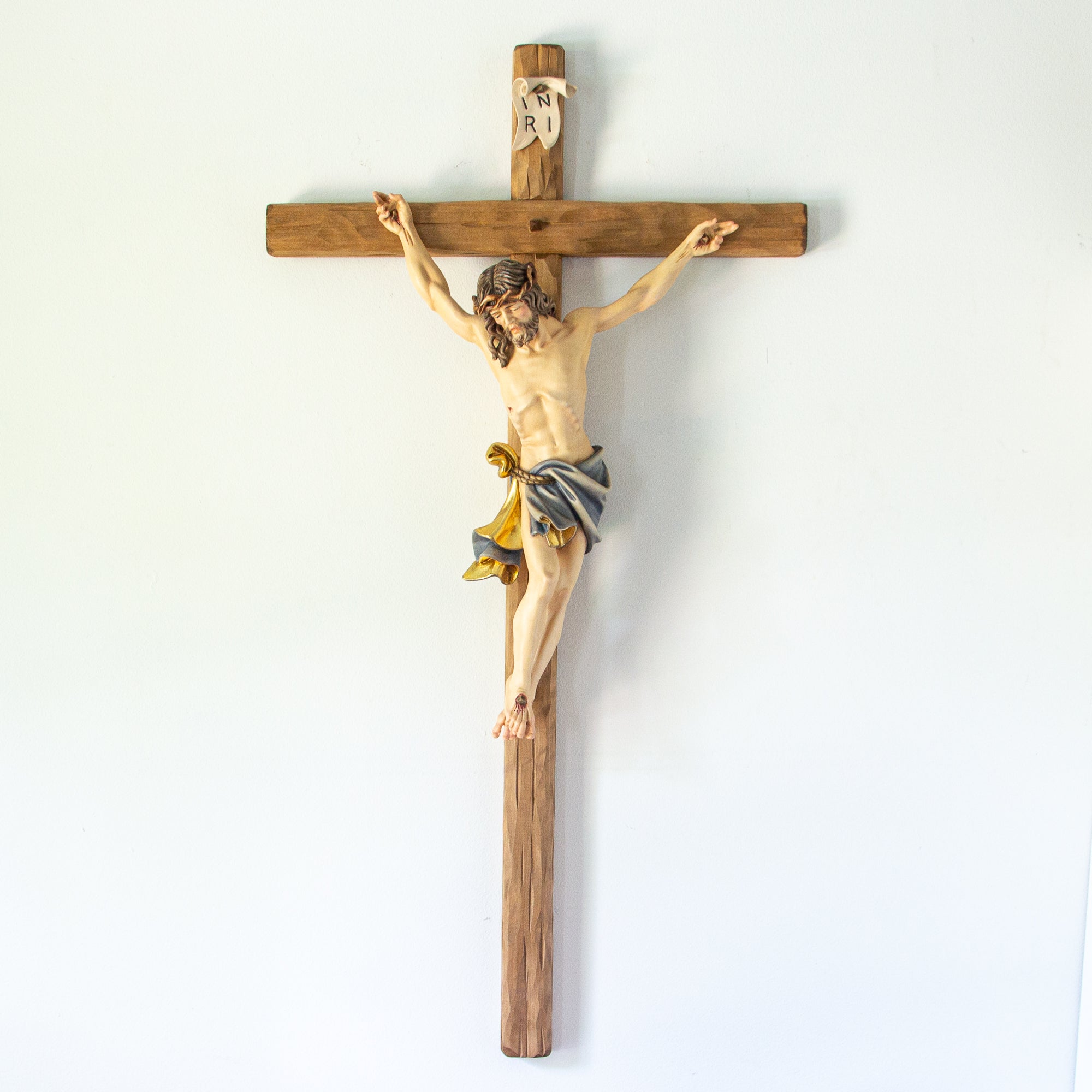 Hand Made Italian Straight Crucifix - 31"