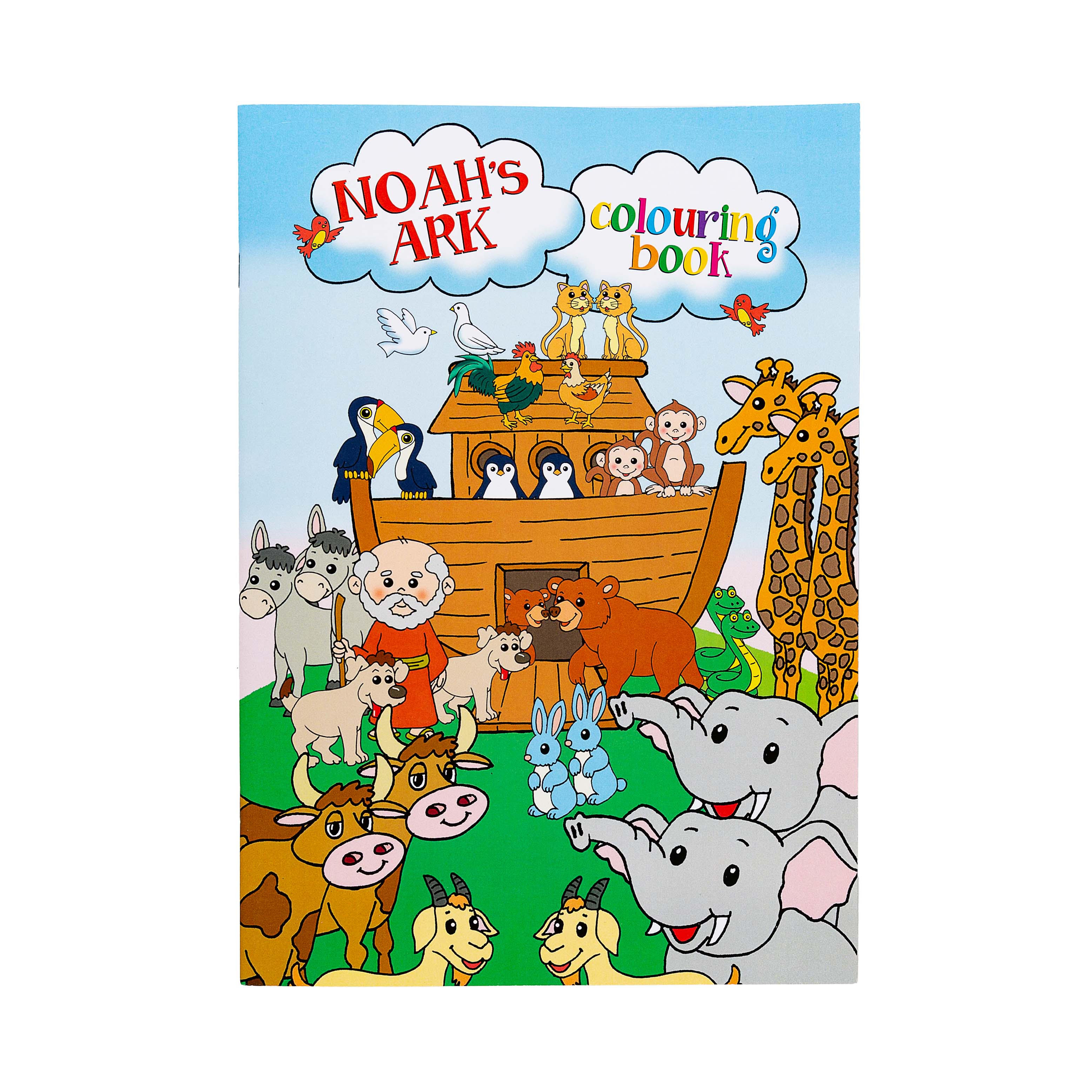 Noah's Ark Coloring Book & 24 Piece Puzzle Set