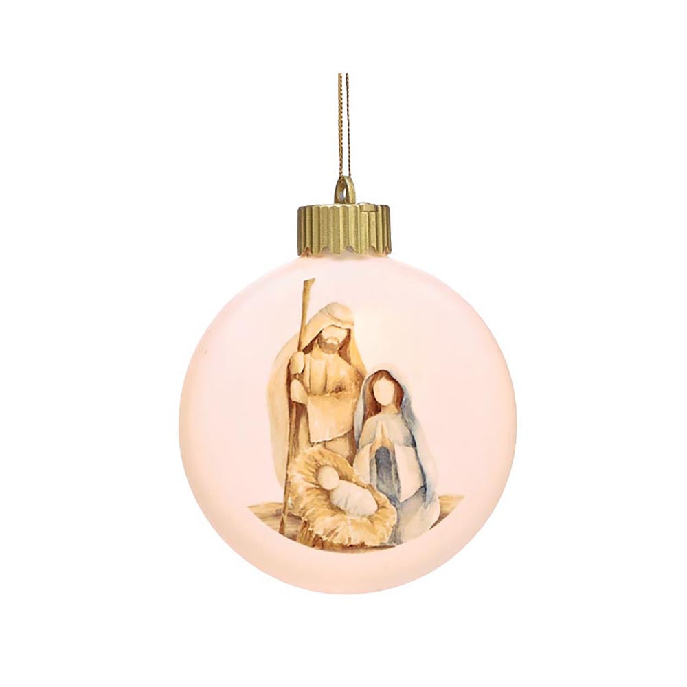 LED Lighted Holy Family Great Joy Ornament