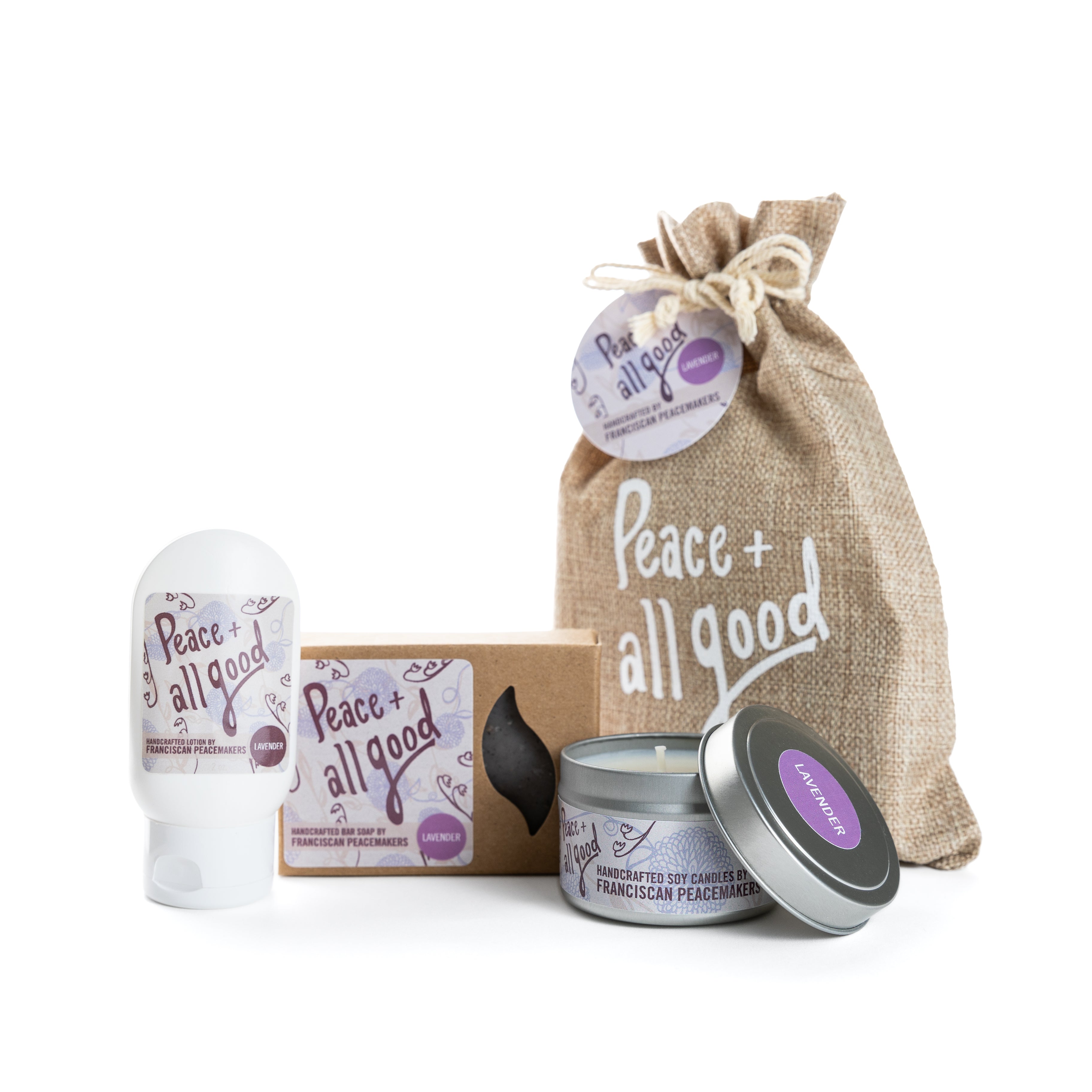 Peace & All Good Travel Set - Lavender