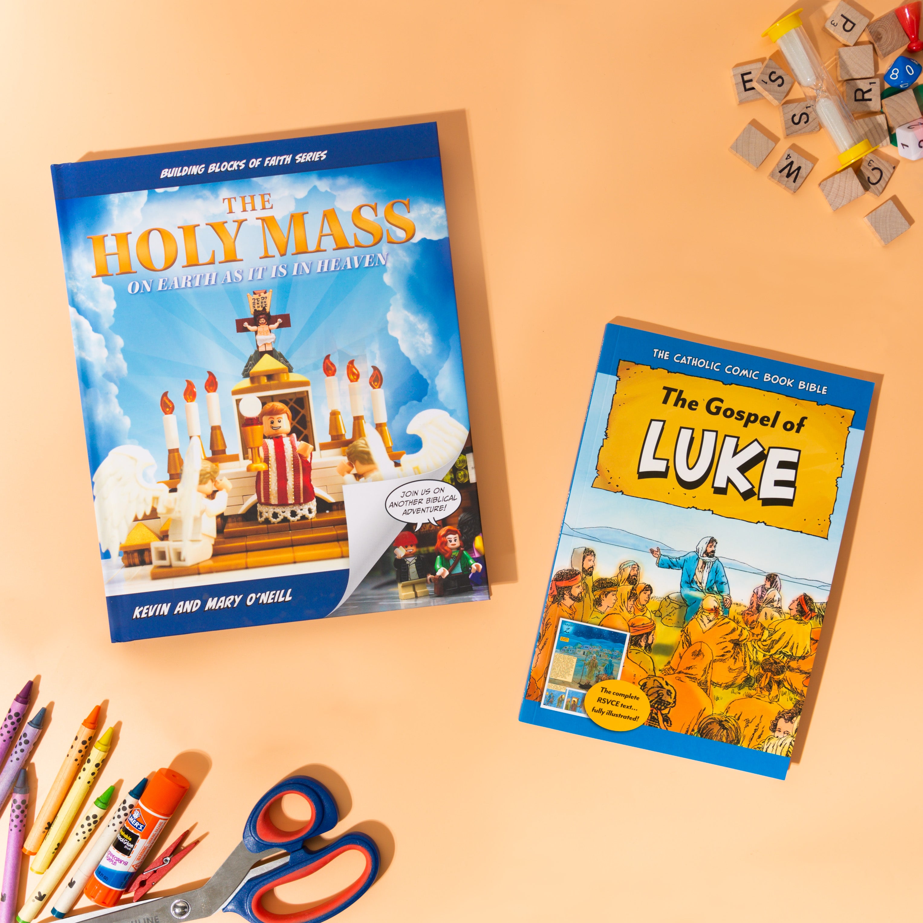 The Holy Mass: On Earth As It Is In Heaven & The Gospel of Luke (2 Book Set)