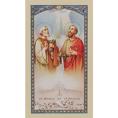 Novena to Sts. Peter and Paul Prayer Card